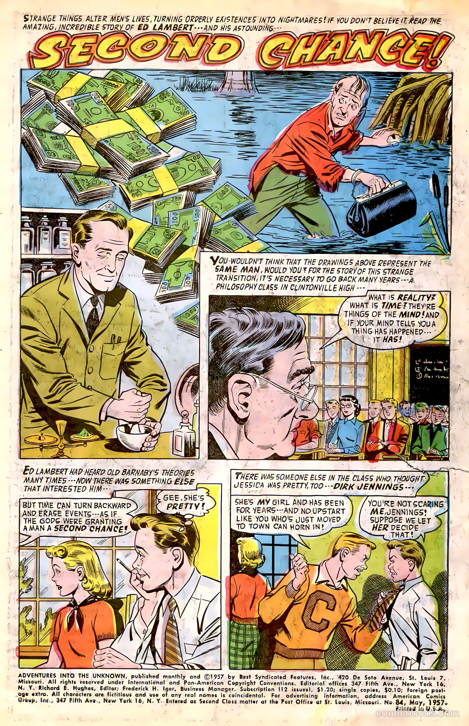 Adventures into the Unknown #84 (1957) — page 3 of 36