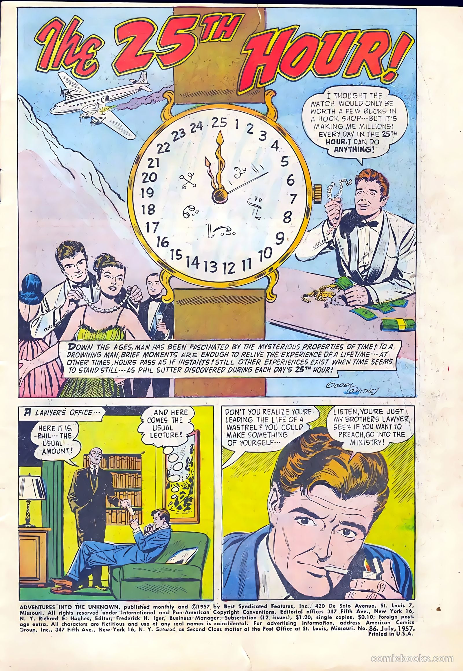 Adventures into the Unknown #86 (1957) — page 3 of 36