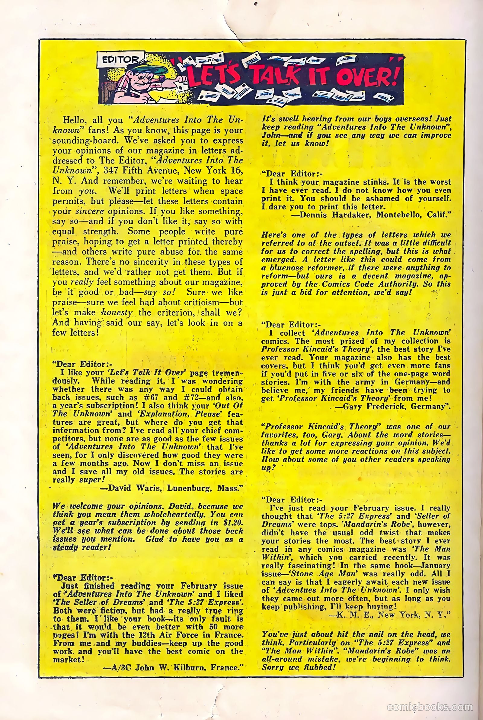 Adventures into the Unknown #86 (1957) — page 24 of 36
