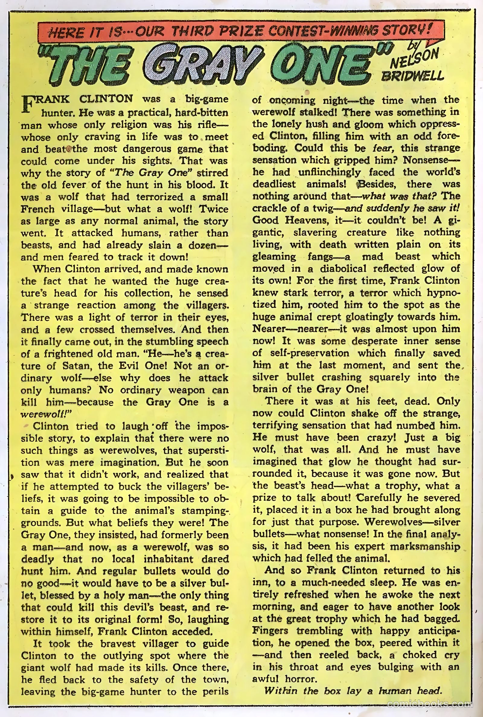 Adventures into the Unknown #9 (1950) — page 28 of 52