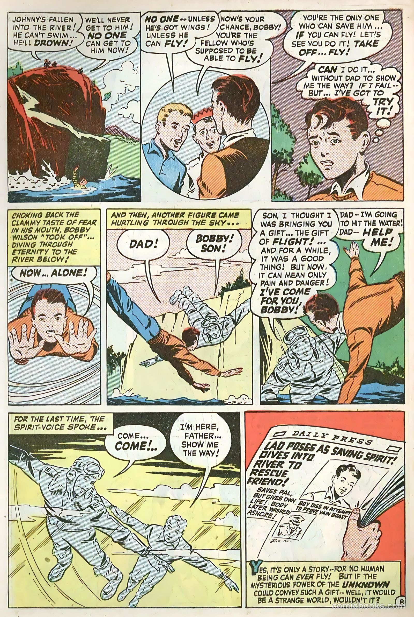 Adventures into the Unknown #9 (1950) — page 50 of 52