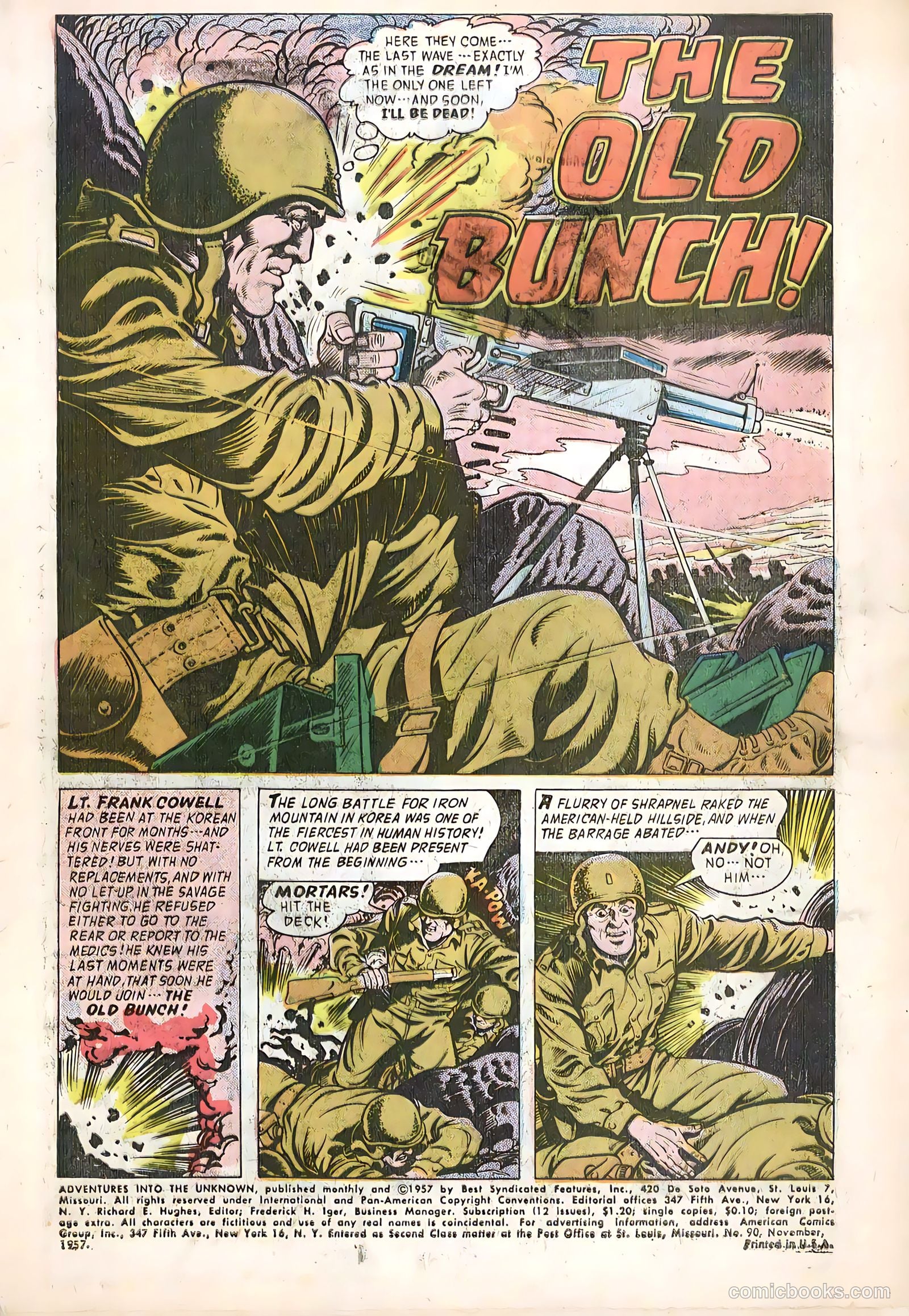 Adventures into the Unknown #90 (1957) — page 3 of 36