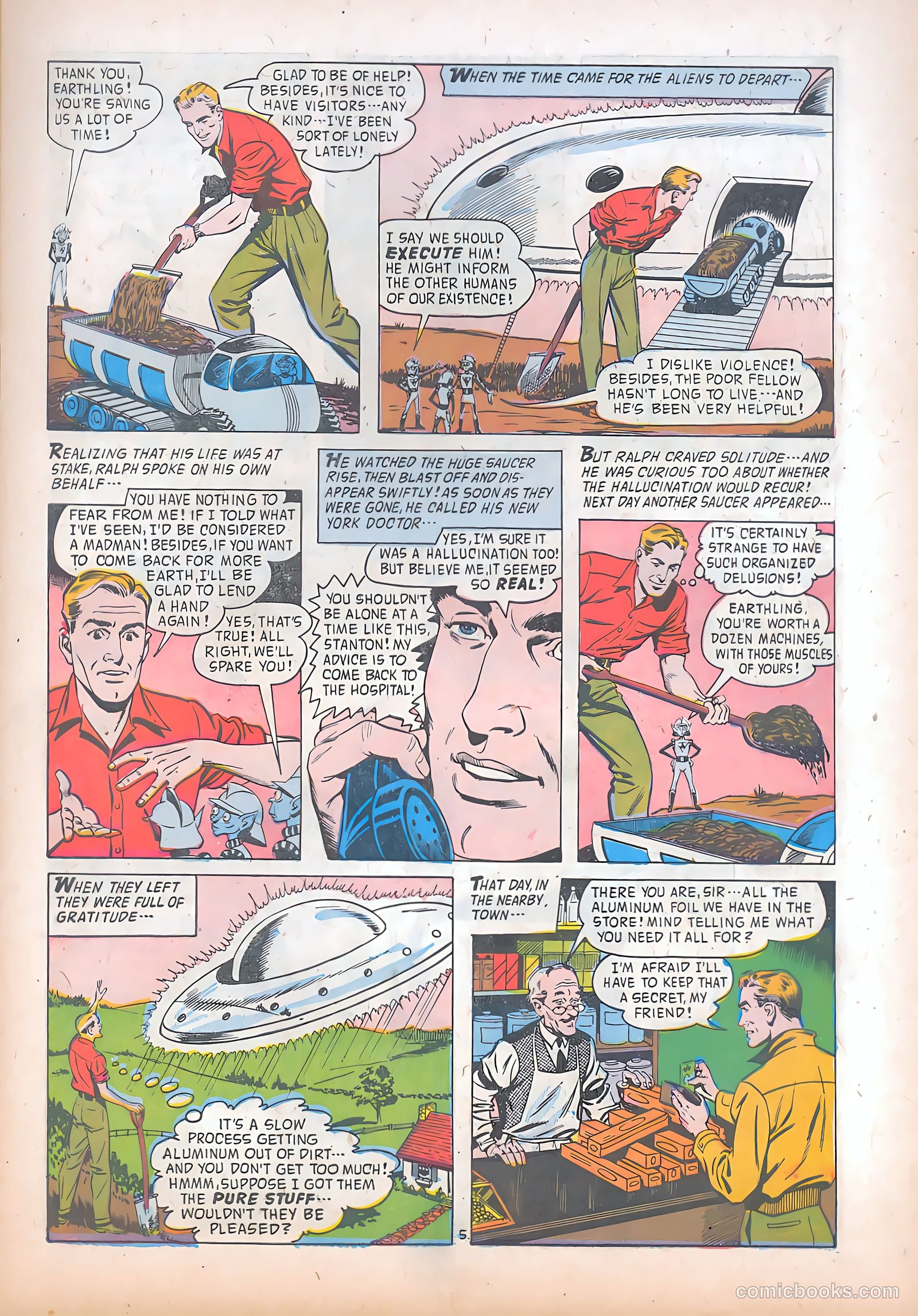Adventures into the Unknown #91 (1957) — page 7 of 36