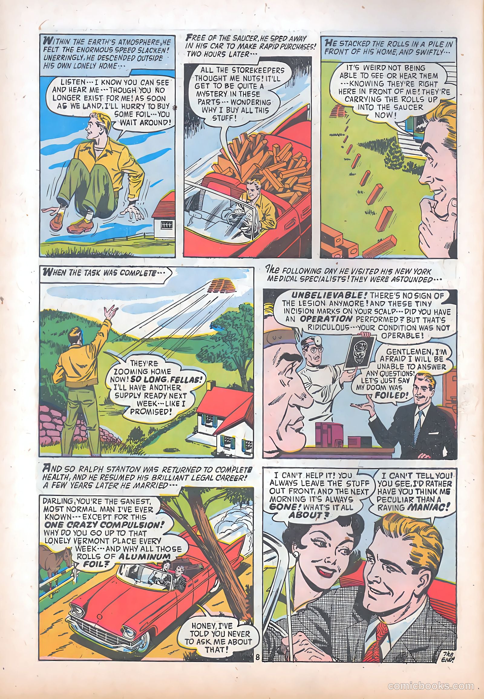 Adventures into the Unknown #91 (1957) — page 10 of 36