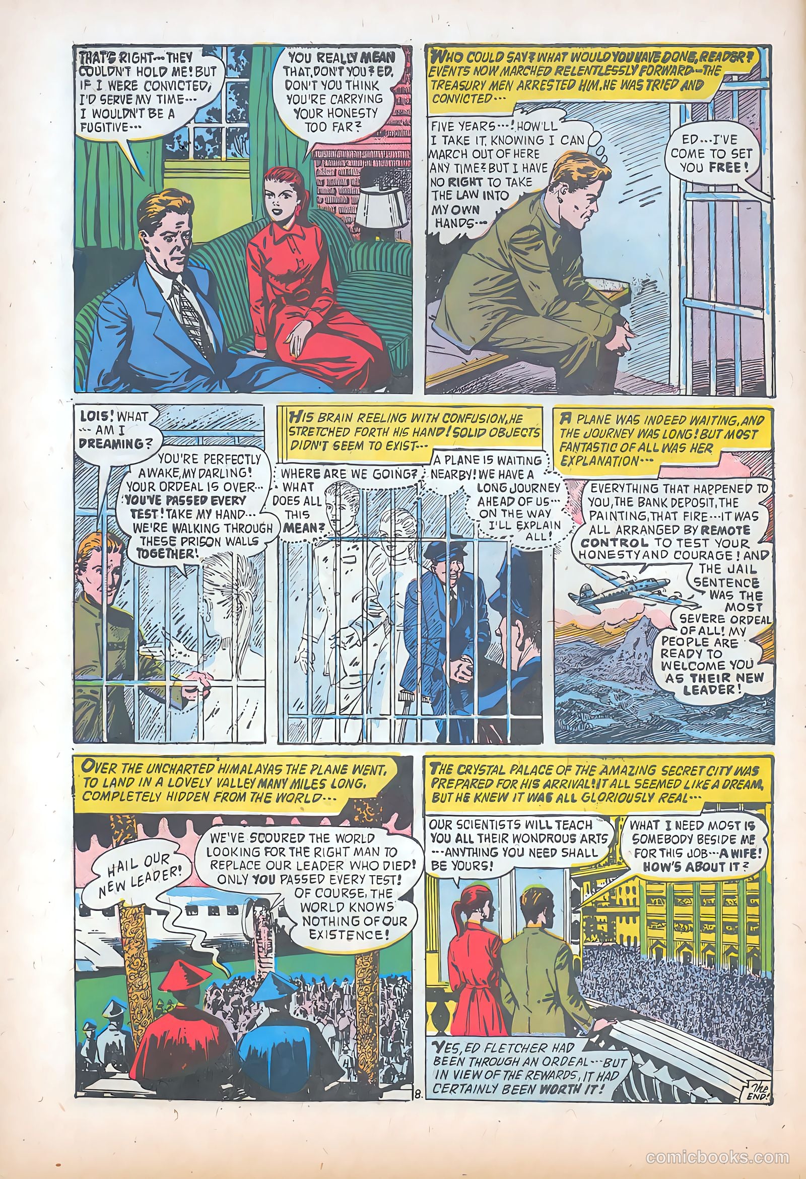 Adventures into the Unknown #91 (1957) — page 32 of 36