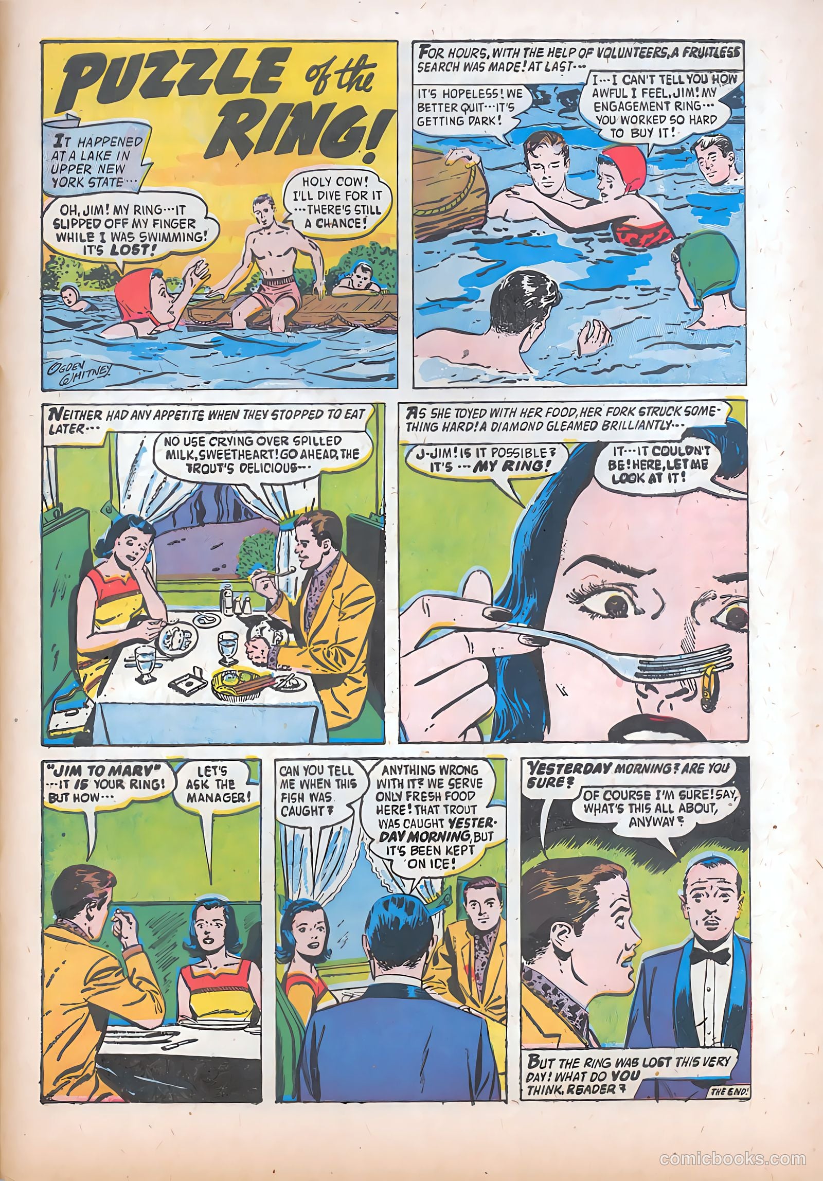 Adventures into the Unknown #91 (1957) — page 33 of 36