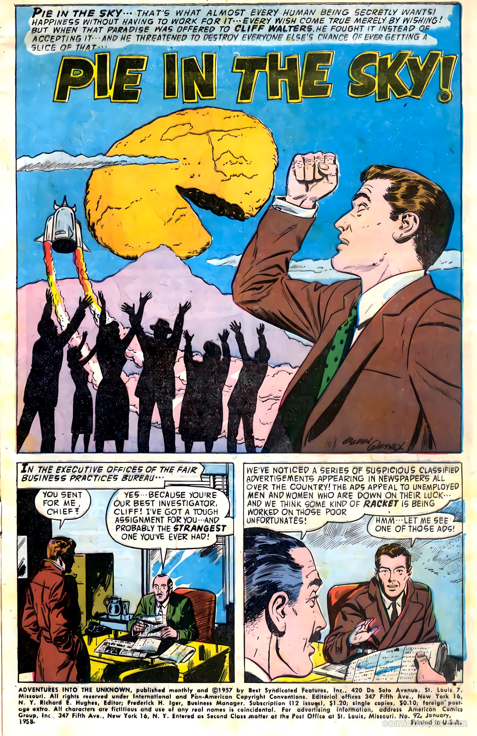 Adventures into the Unknown #92 (1958) — page 3 of 36