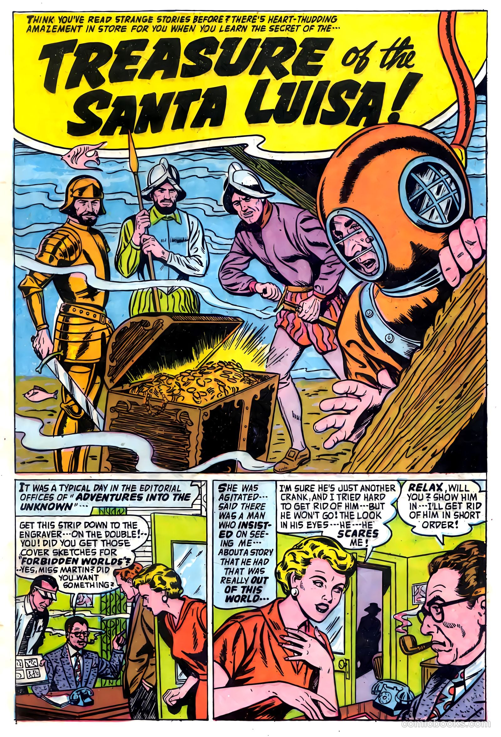 Adventures into the Unknown #96 (1958) — page 23 of 36