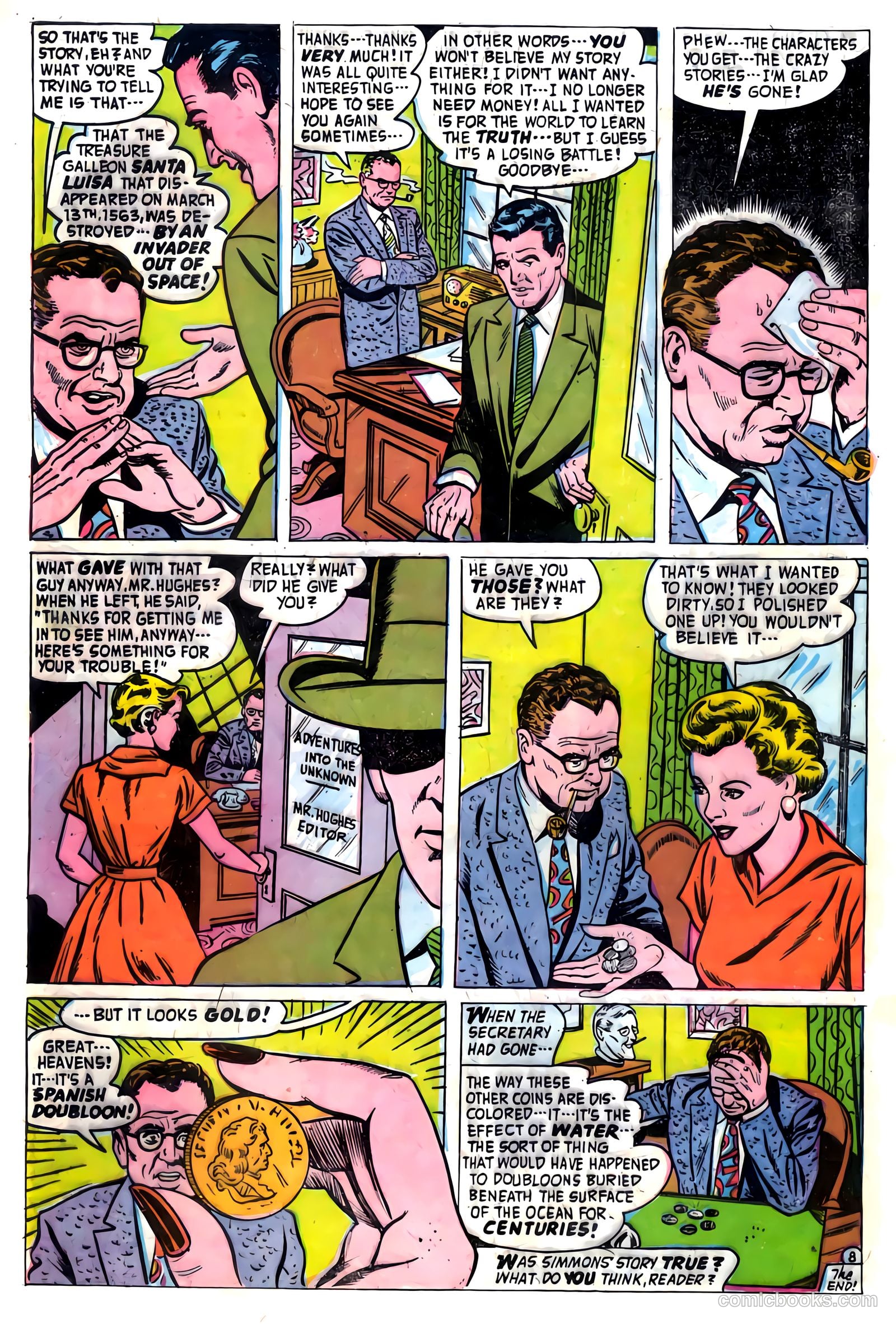 Adventures into the Unknown #96 (1958) — page 30 of 36