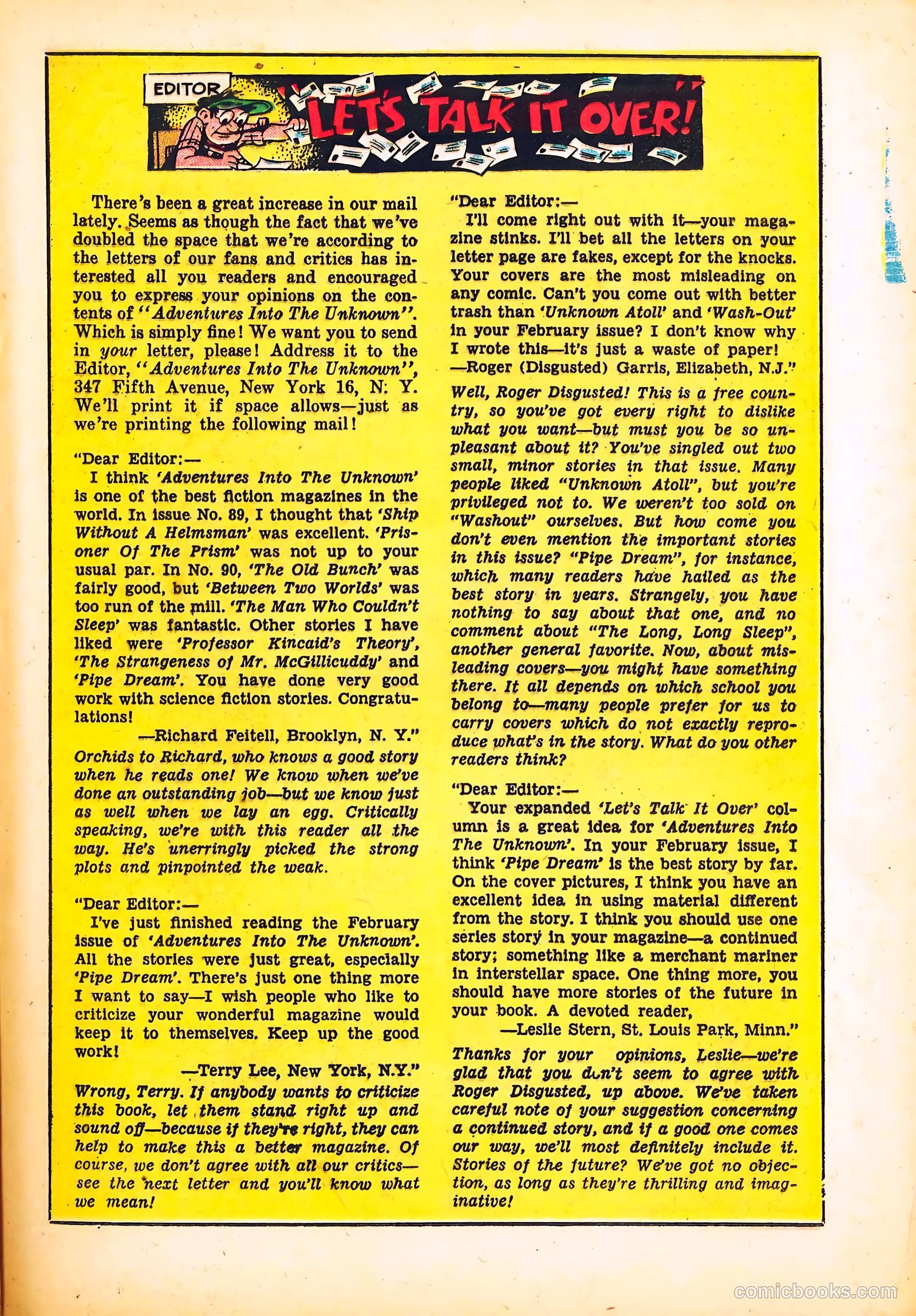 Adventures into the Unknown #97 (1958) — page 23 of 36