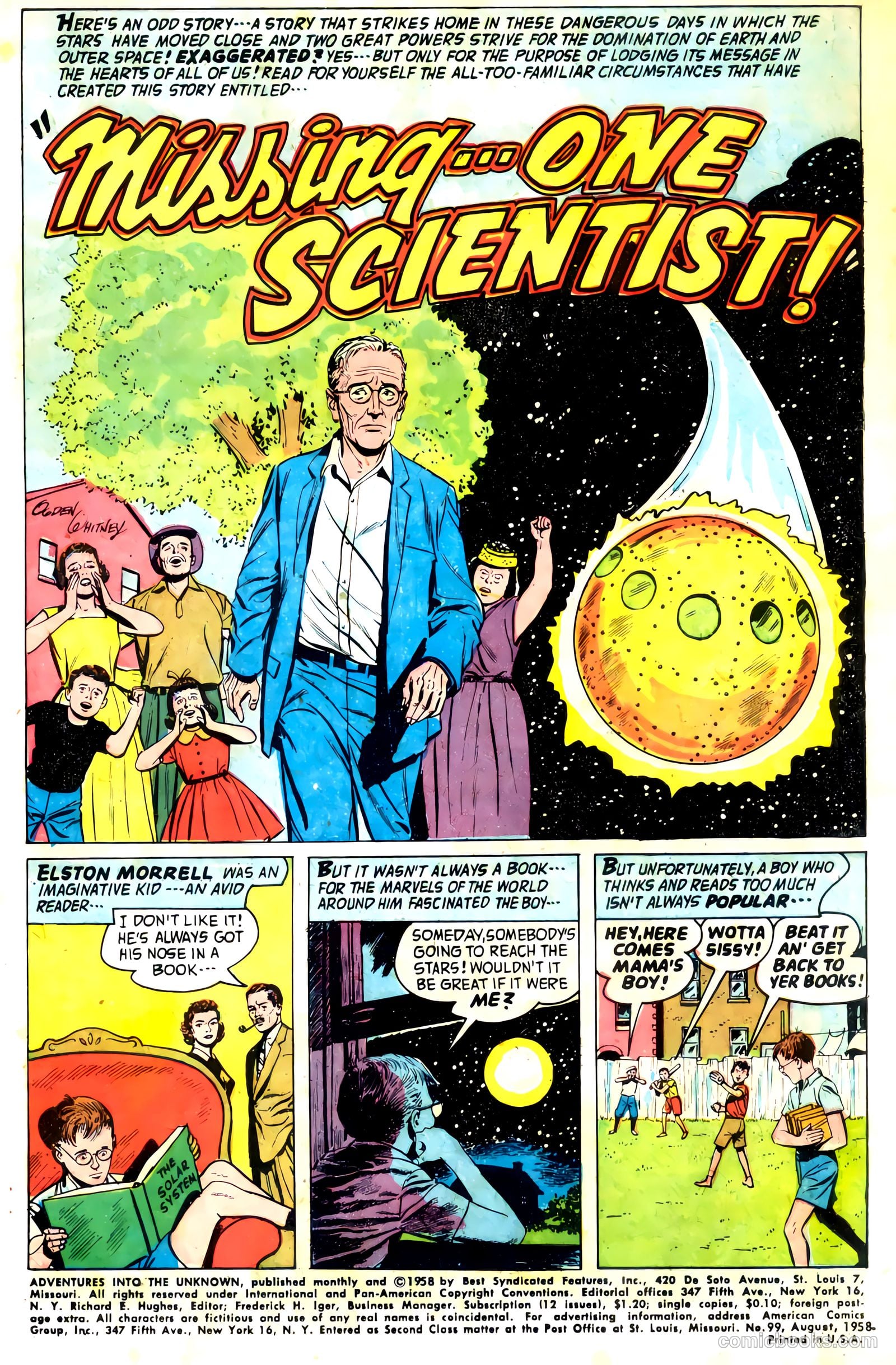 Adventures into the Unknown #99 (1958) — page 3 of 36