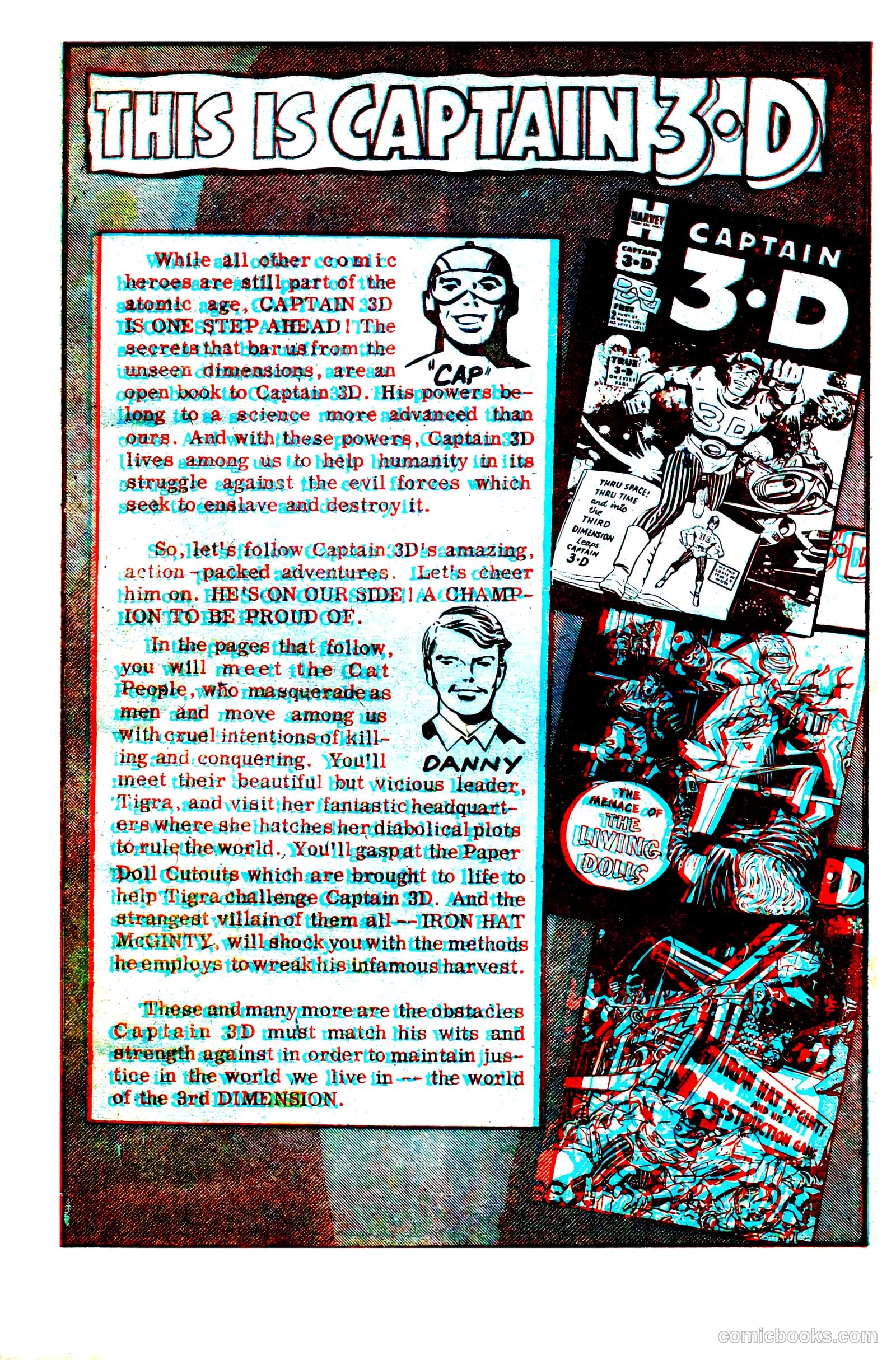 Captain 3D #1 (1953) — page 3 of 36