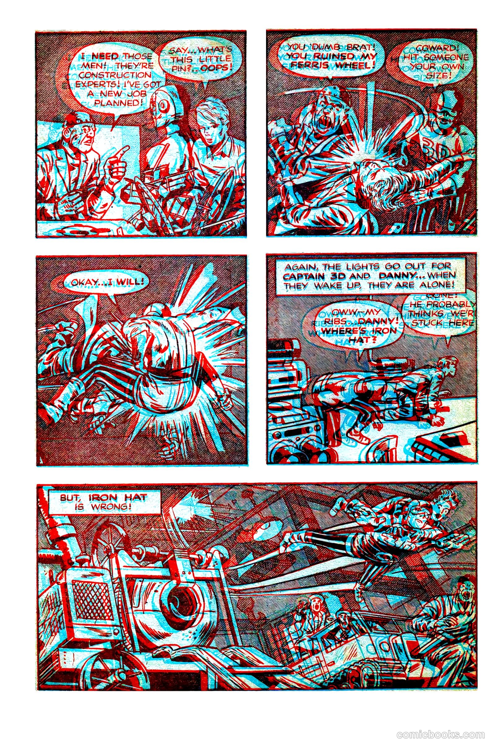 Captain 3D #1 (1953) — page 30 of 36
