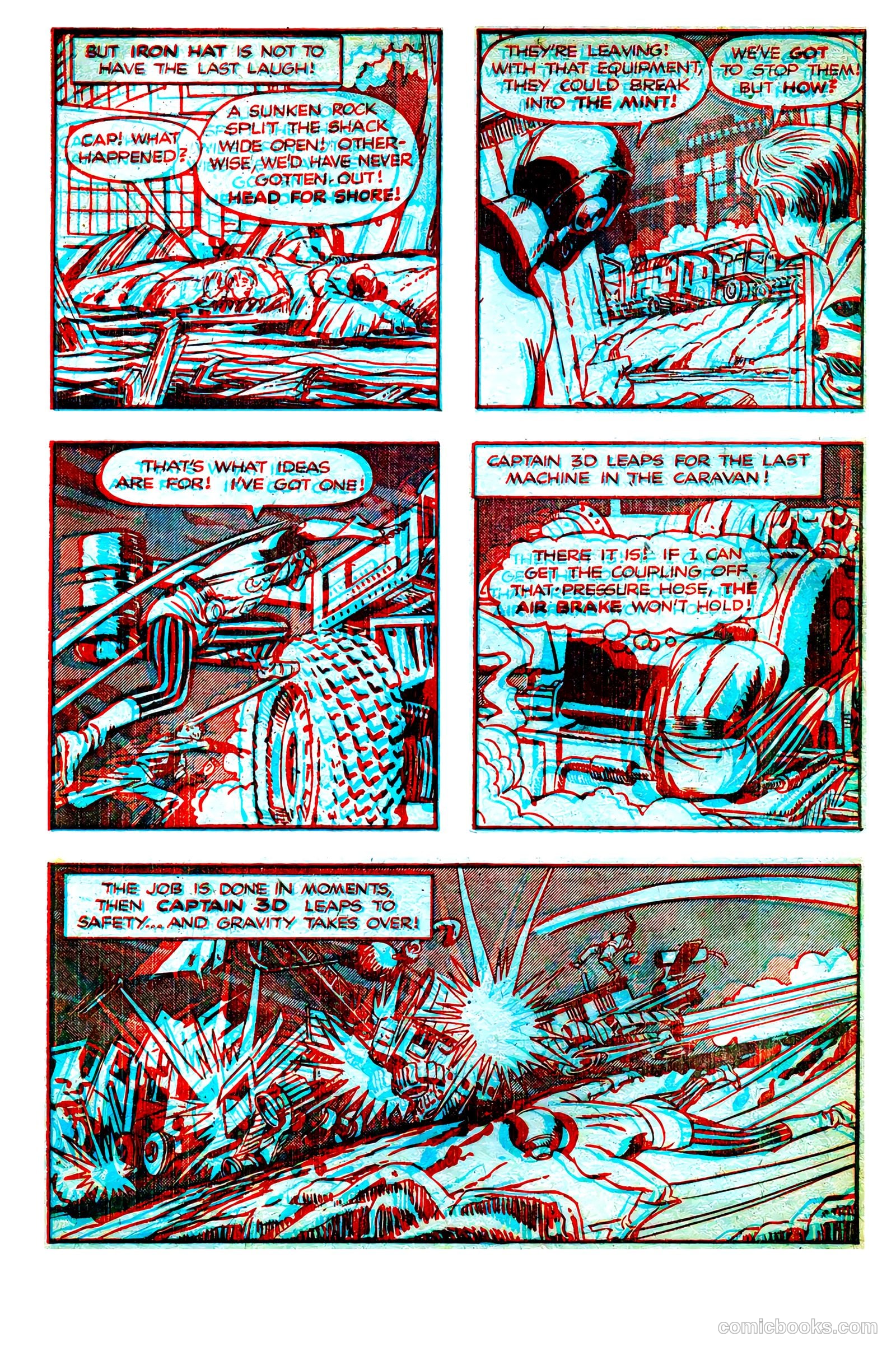 Captain 3D #1 (1953) — page 32 of 36
