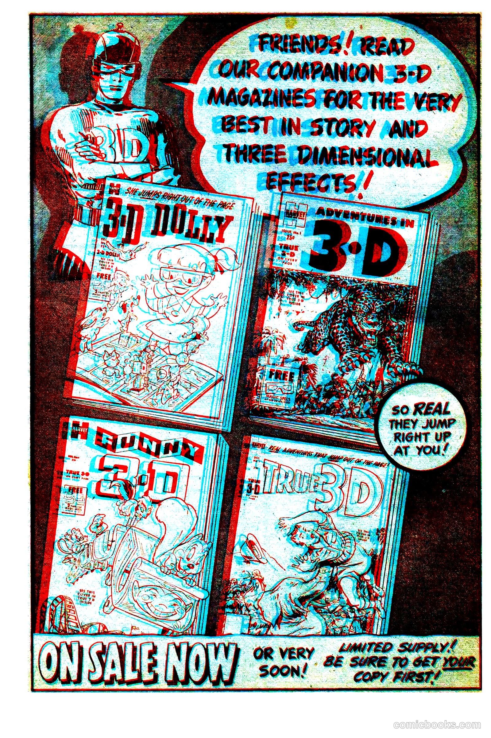 Captain 3D #1 (1953) — page 34 of 36