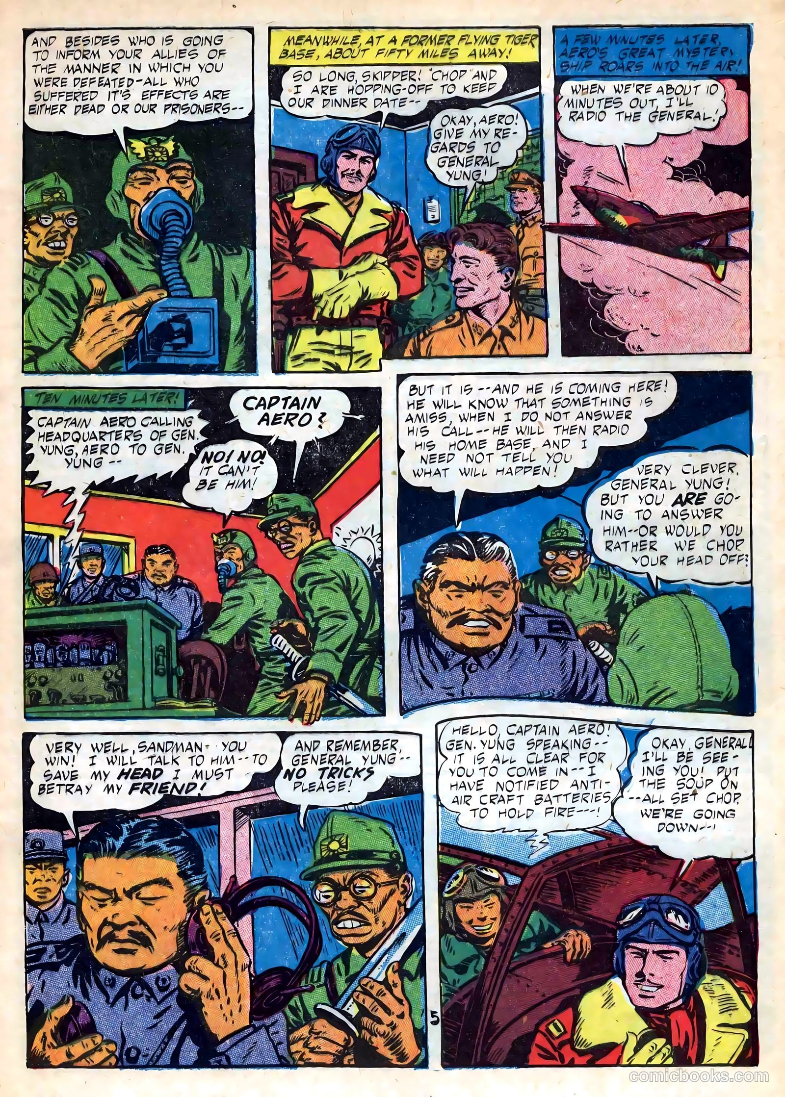 Captain Aero Comics #21 (1944) — page 7 of 52