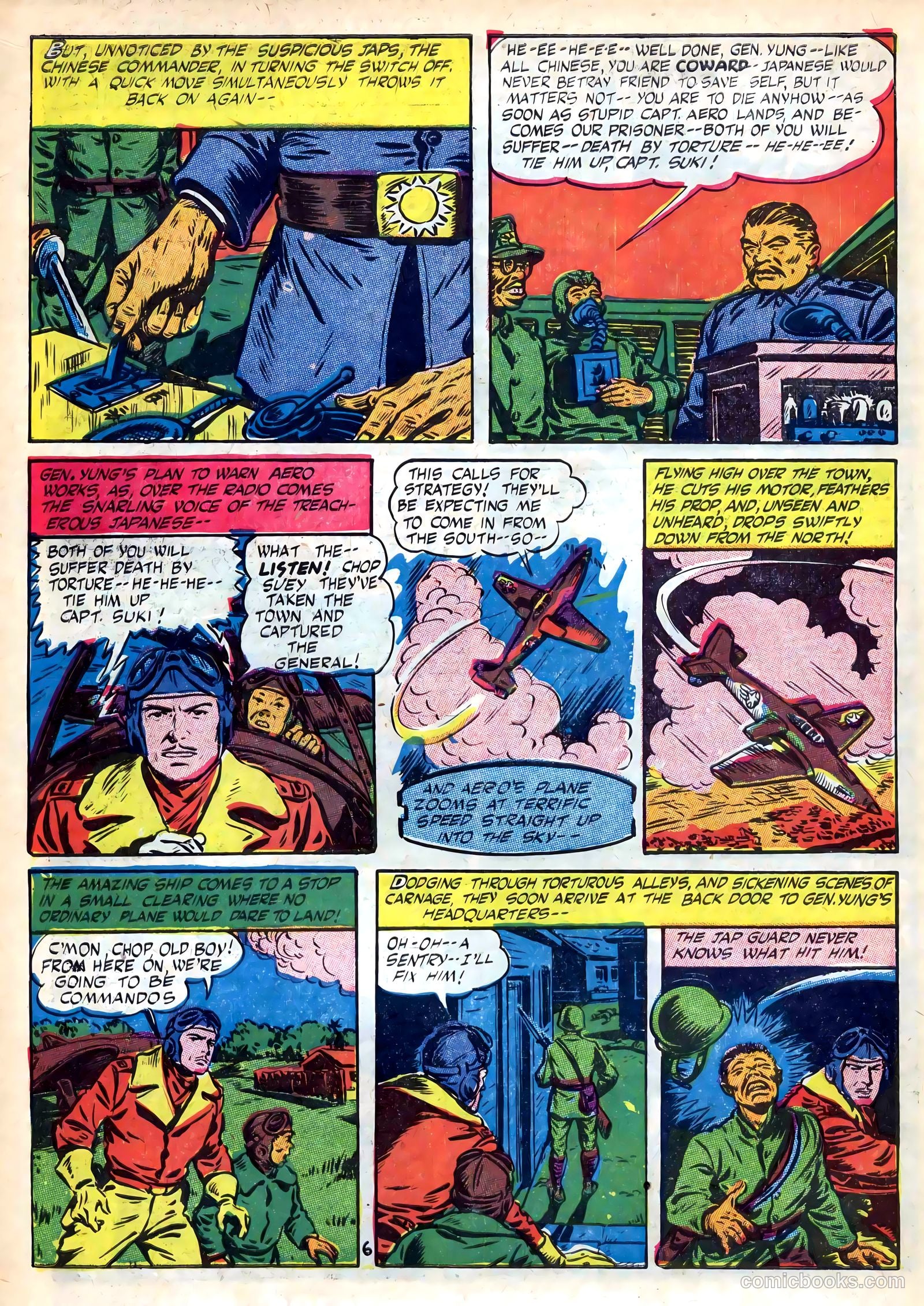 Captain Aero Comics #21 (1944) — page 8 of 52