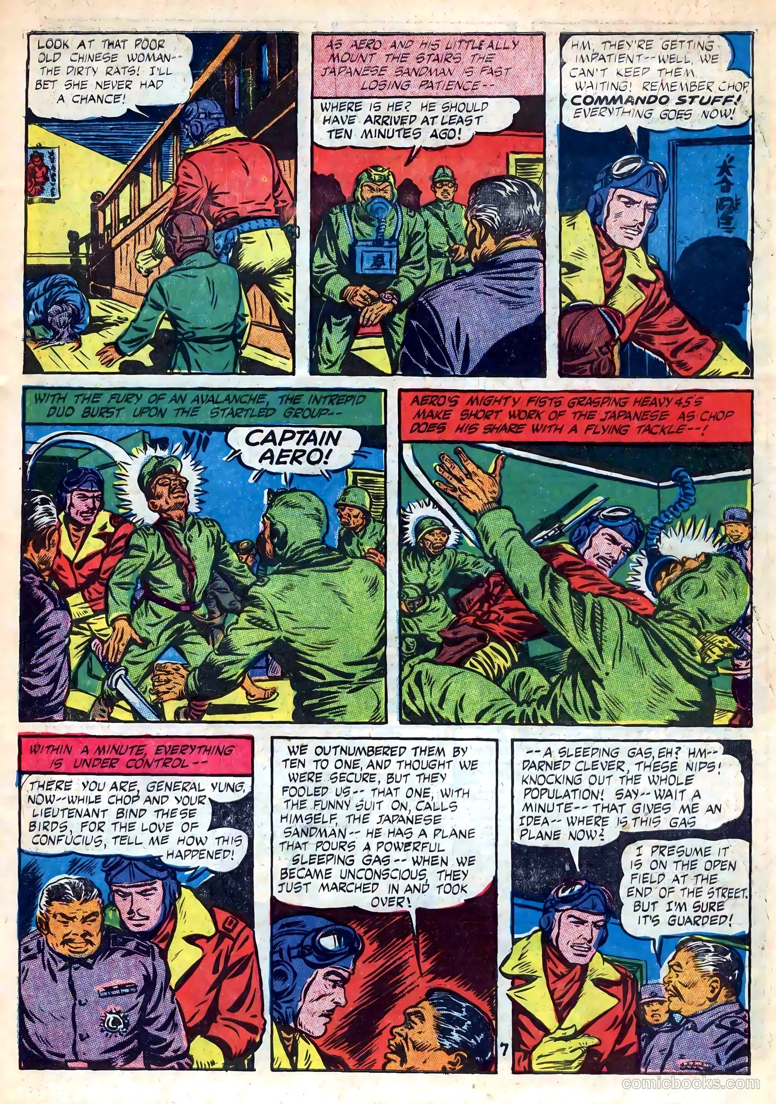 Captain Aero Comics #21 (1944) — page 9 of 52
