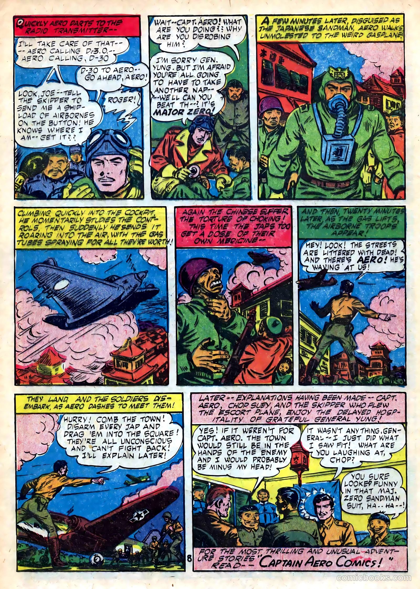 Captain Aero Comics #21 (1944) — page 10 of 52