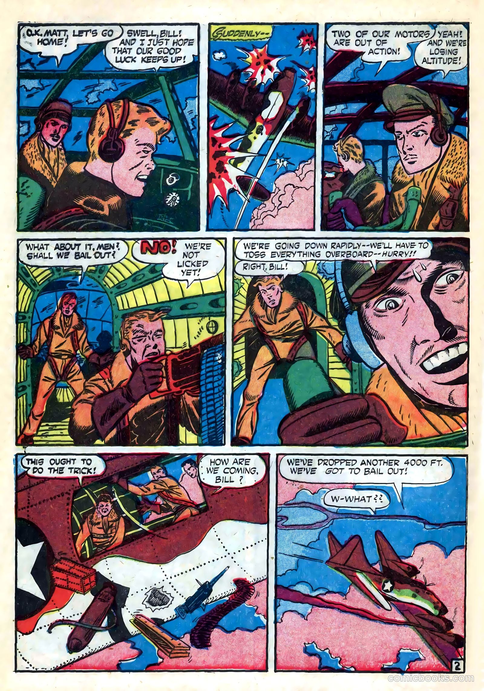 Captain Aero Comics #21 (1944) — page 12 of 52