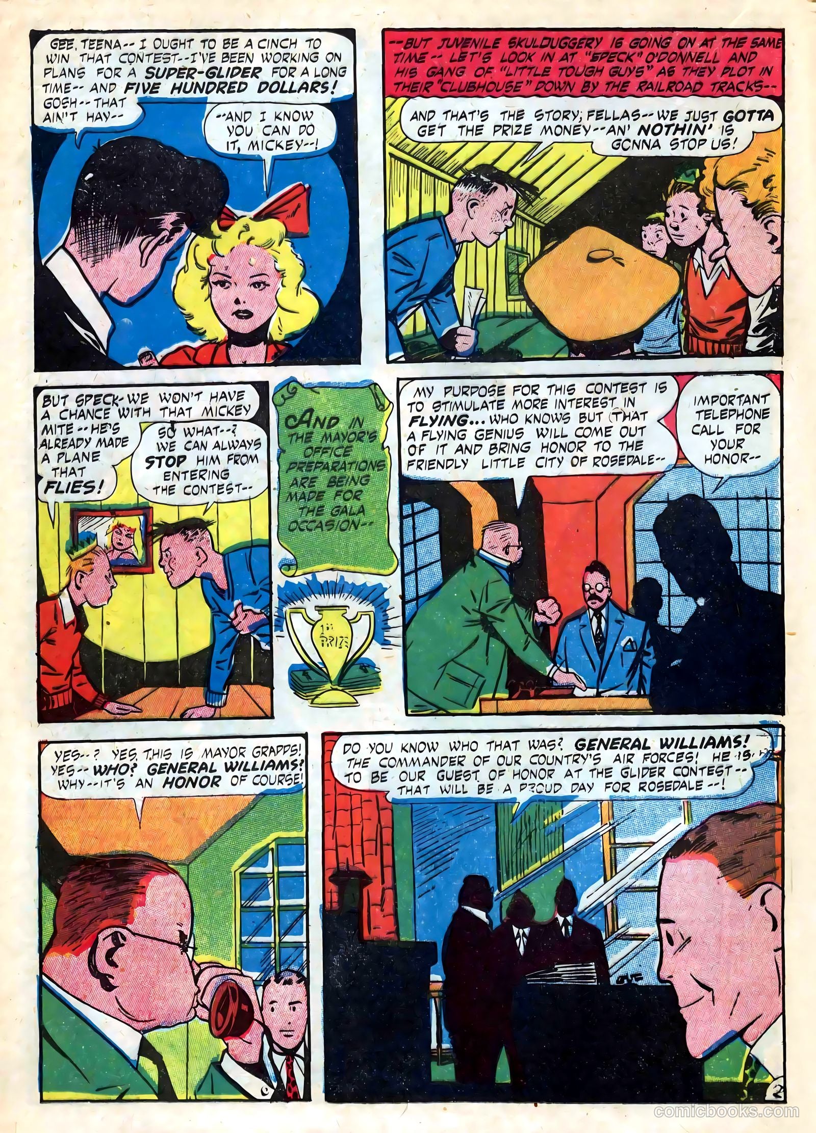 Captain Aero Comics #21 (1944) — page 16 of 52
