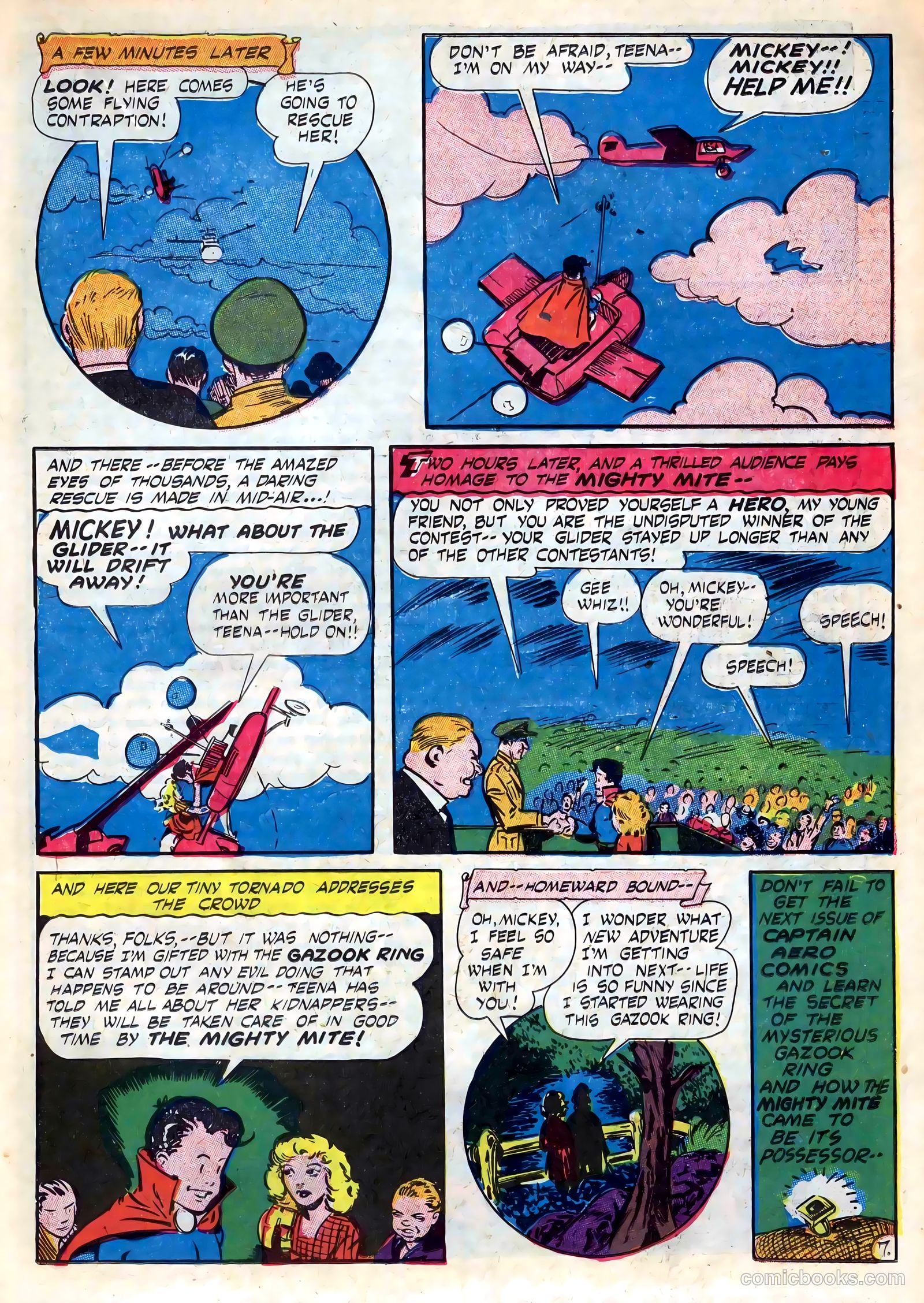 Captain Aero Comics #21 (1944) — page 21 of 52