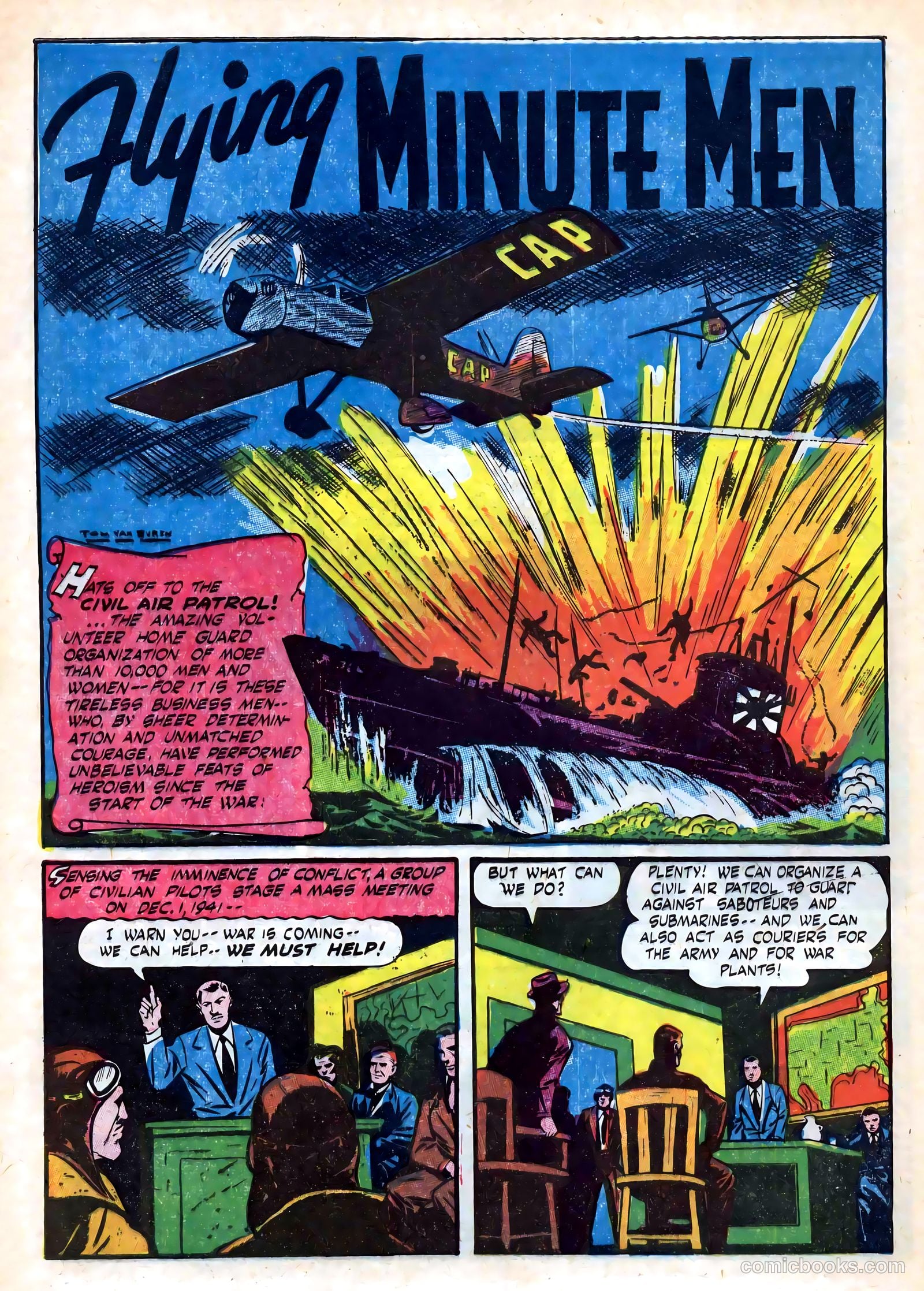 Captain Aero Comics #21 (1944) — page 40 of 52