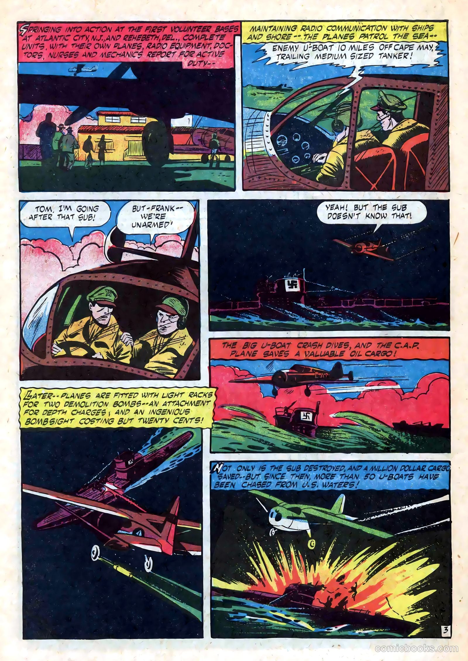 Captain Aero Comics #21 (1944) — page 42 of 52