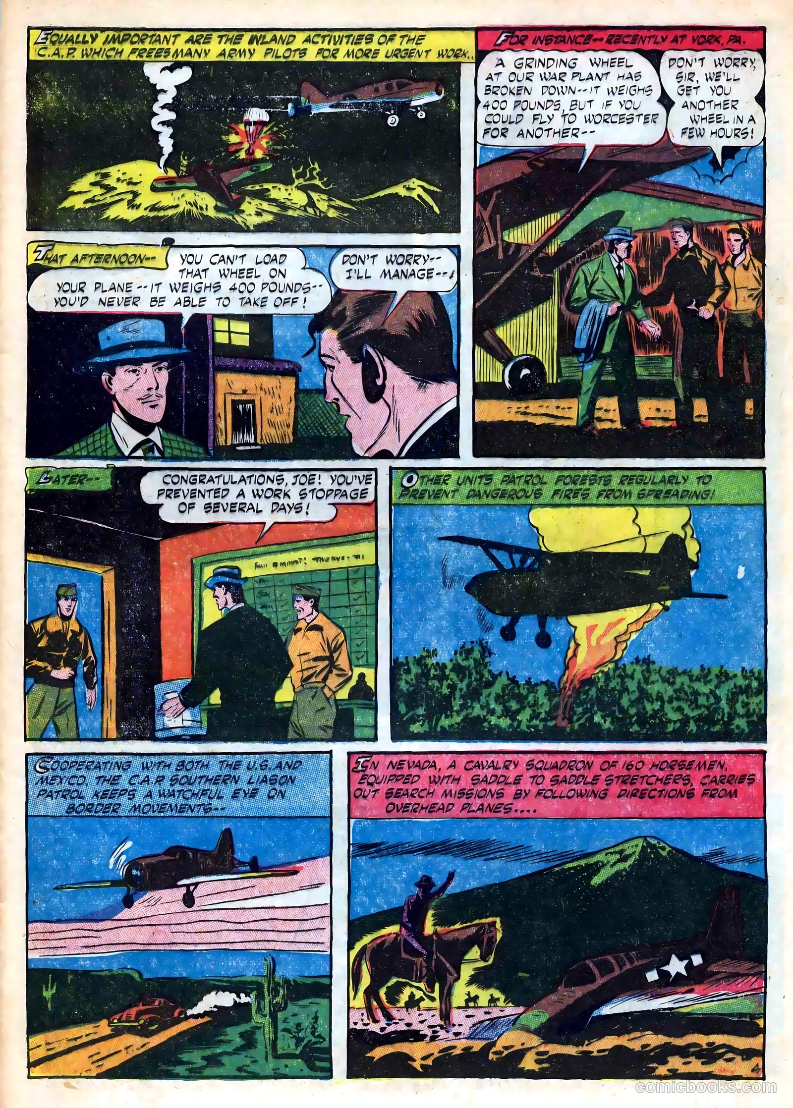 Captain Aero Comics #21 (1944) — page 43 of 52