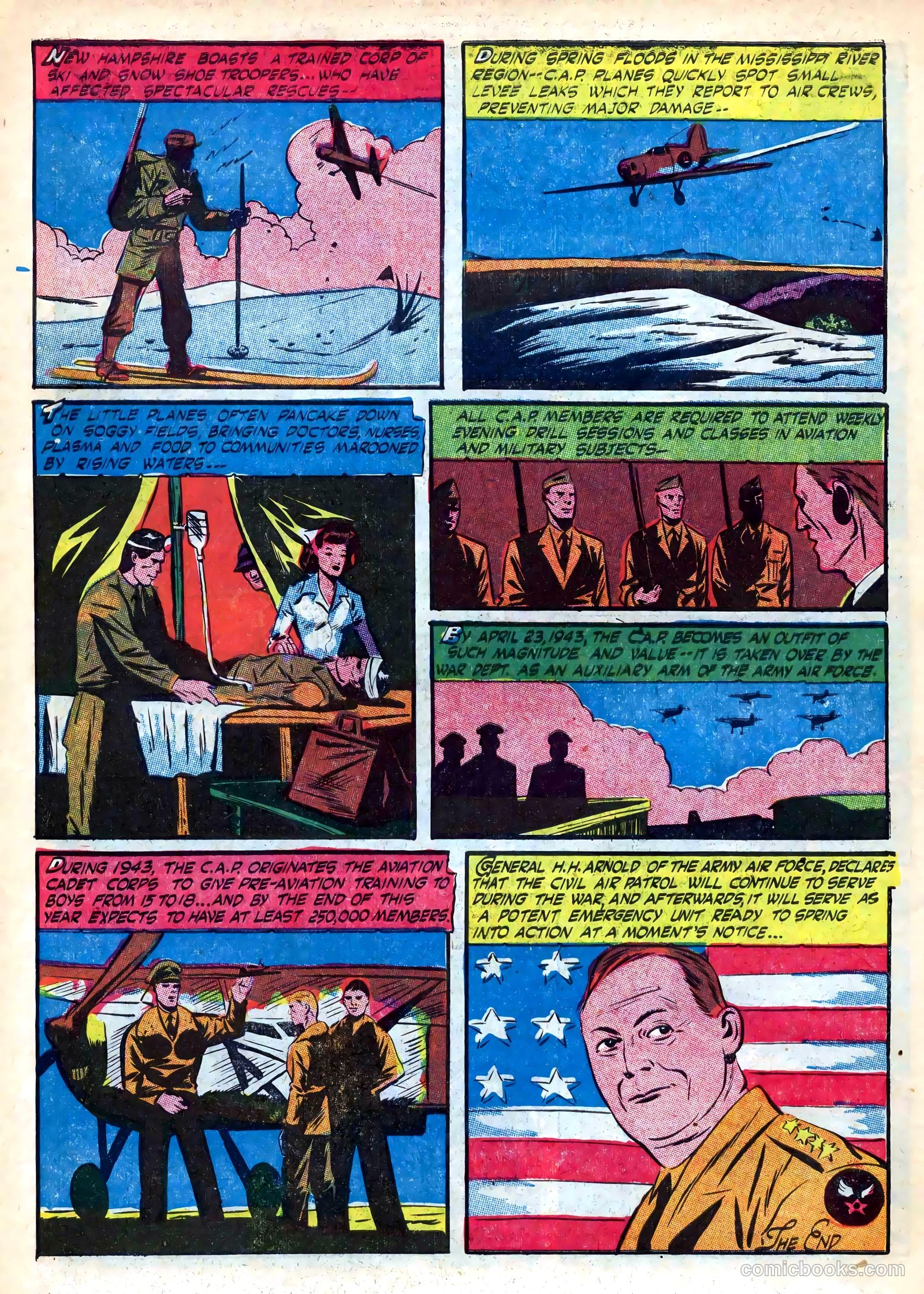 Captain Aero Comics #21 (1944) — page 44 of 52