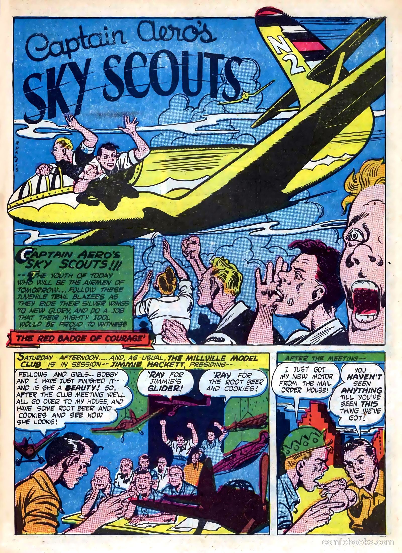 Captain Aero Comics #21 (1944) — page 45 of 52
