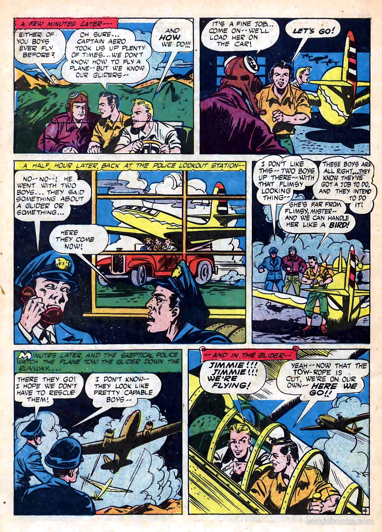 Captain Aero Comics #21 (1944) — page 48 of 52