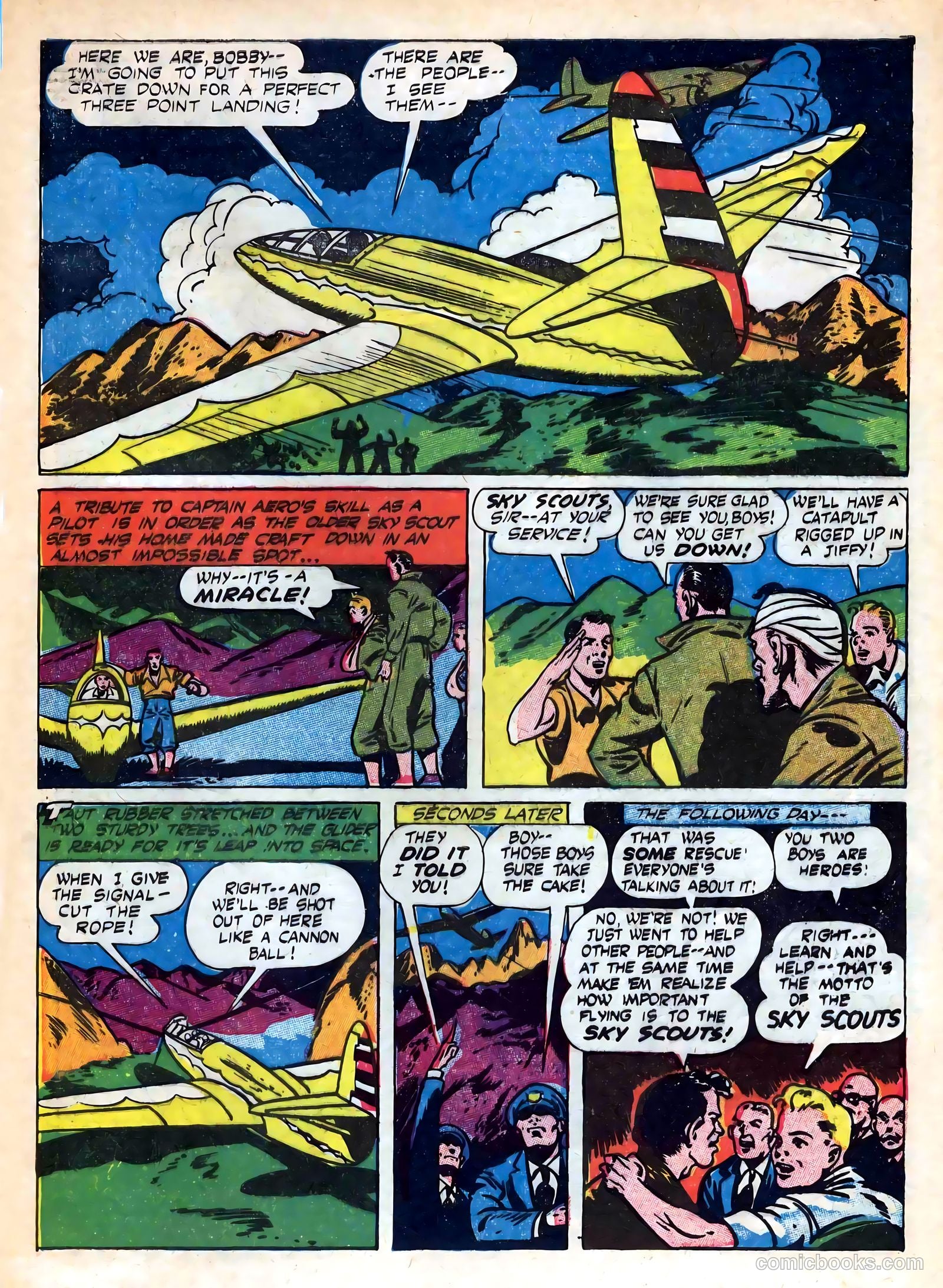 Captain Aero Comics #21 (1944) — page 49 of 52