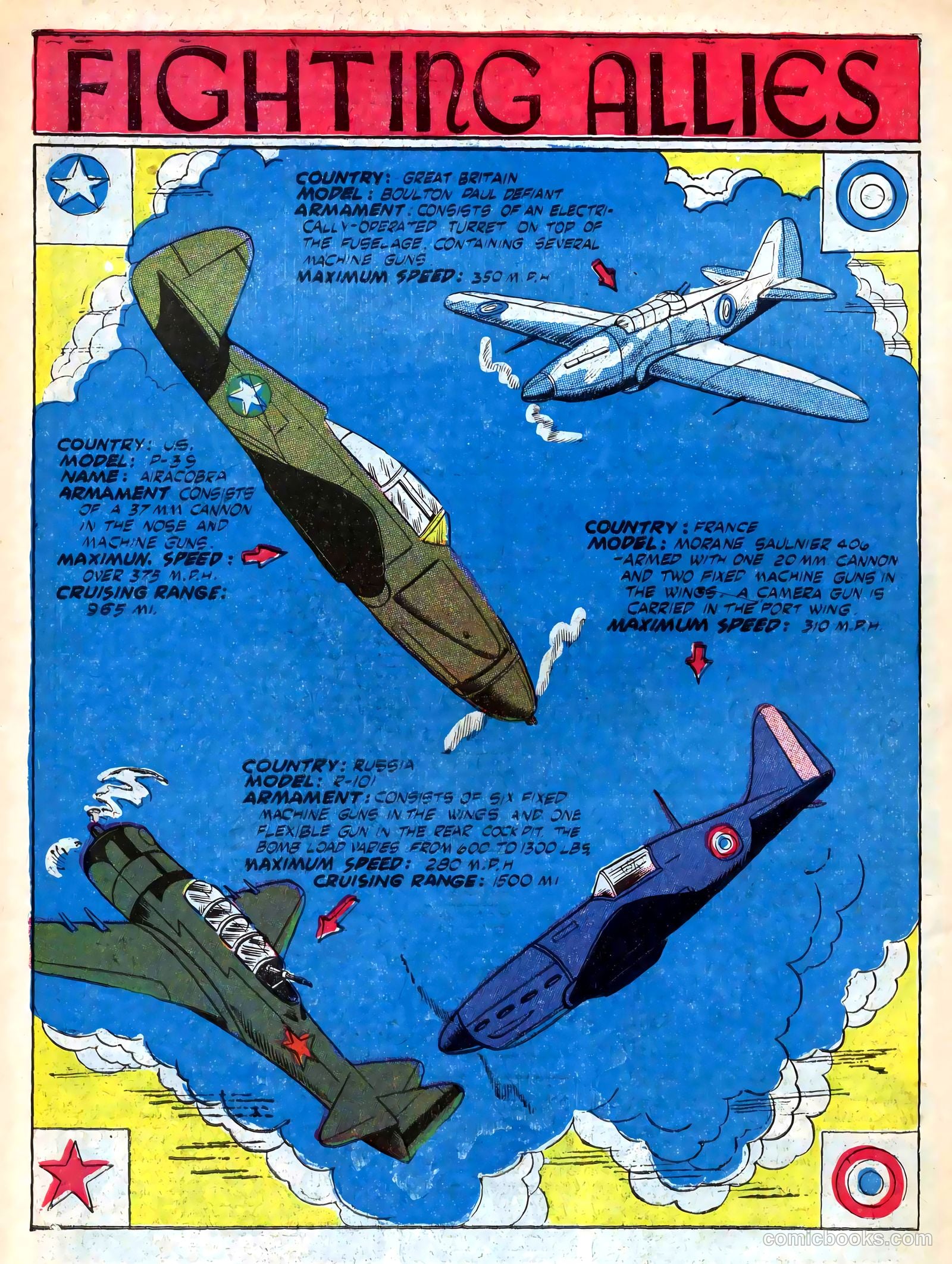 Captain Aero Comics #21 (1944) — page 50 of 52