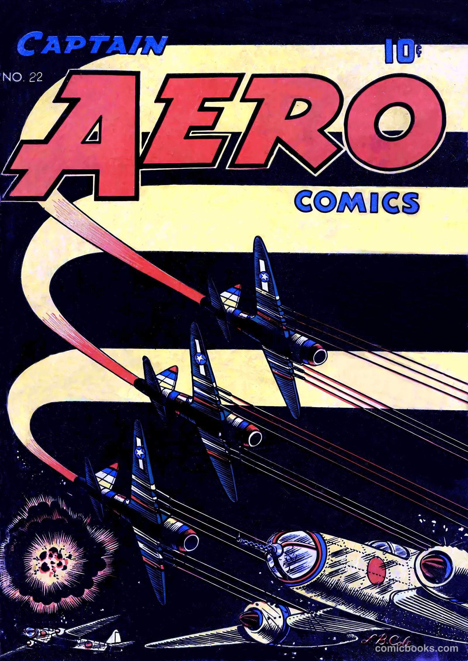 Captain Aero Comics #22