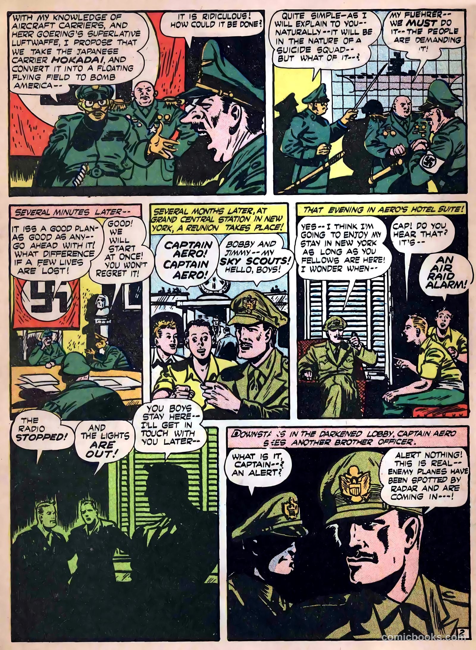 Captain Aero Comics #22 (1945) — page 4 of 52
