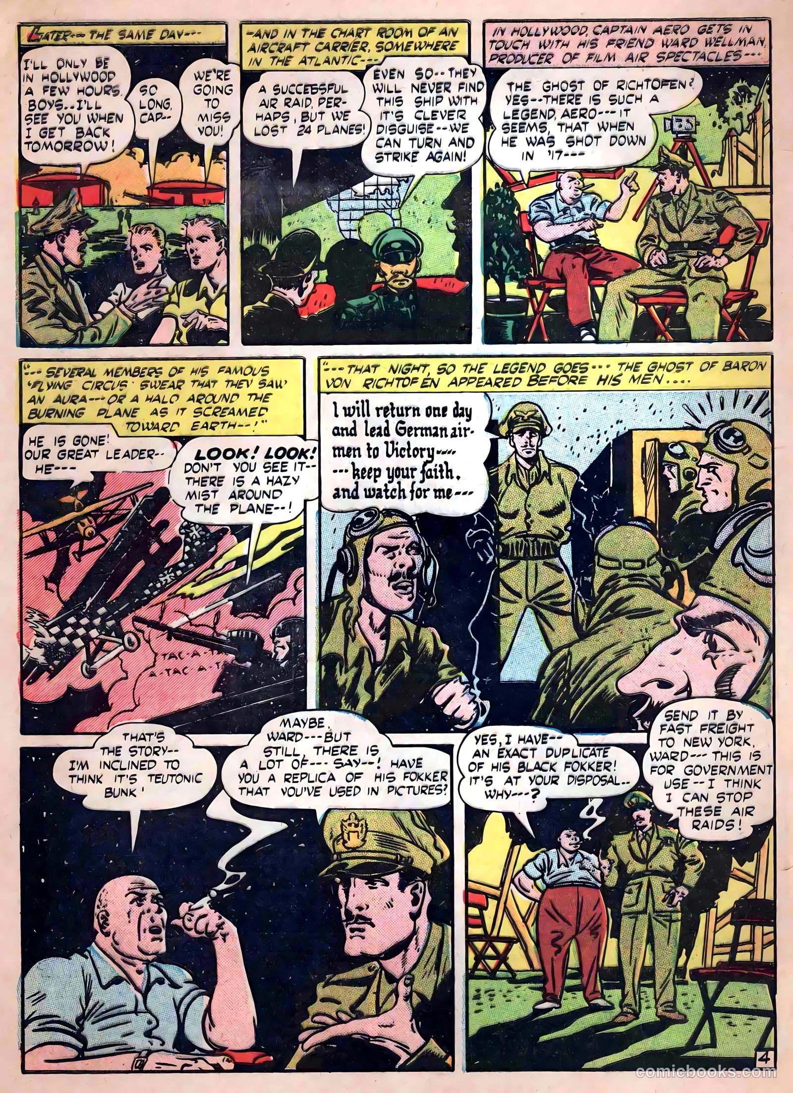 Captain Aero Comics #22 (1945) — page 6 of 52