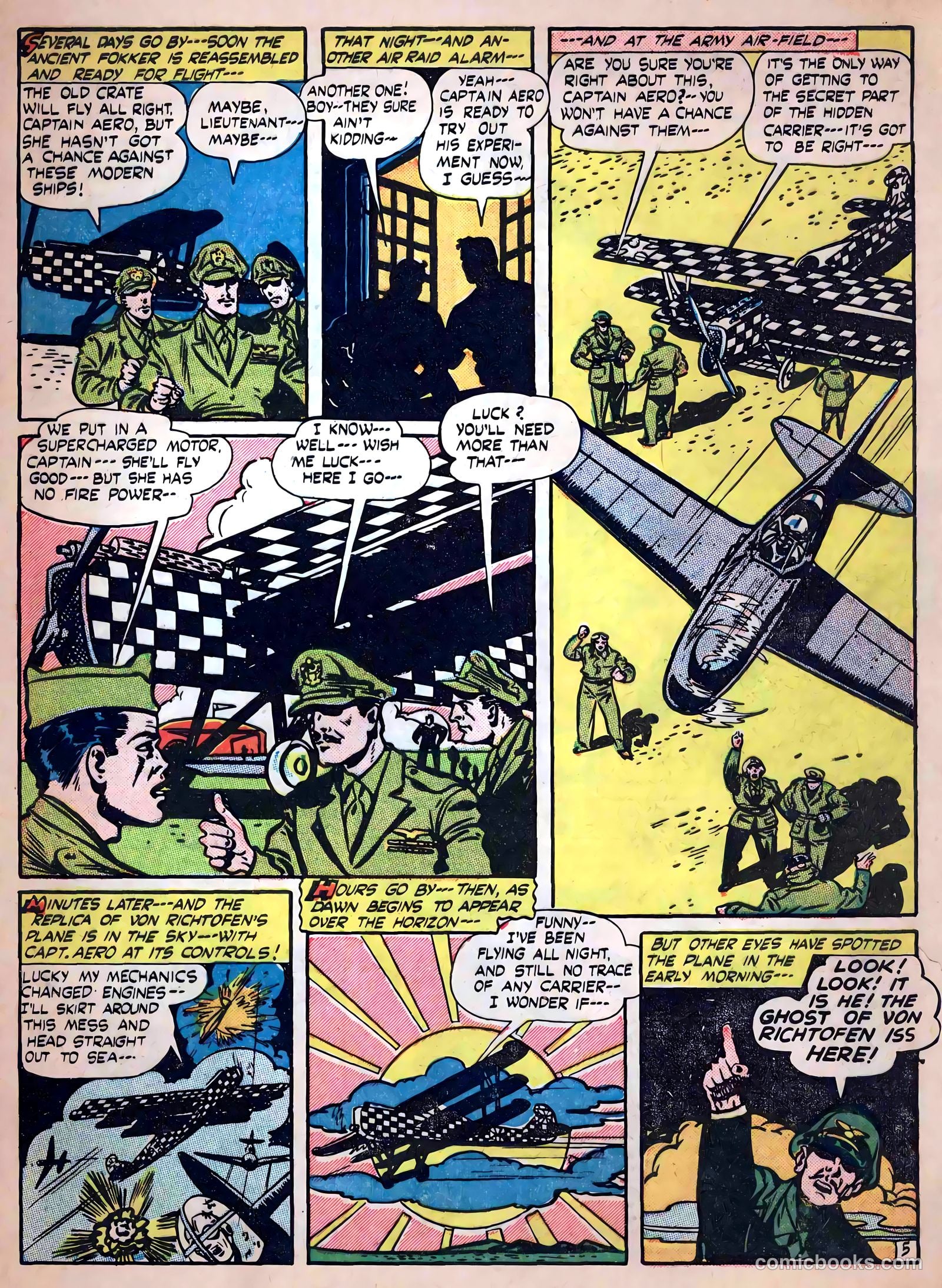 Captain Aero Comics #22 (1945) — page 7 of 52