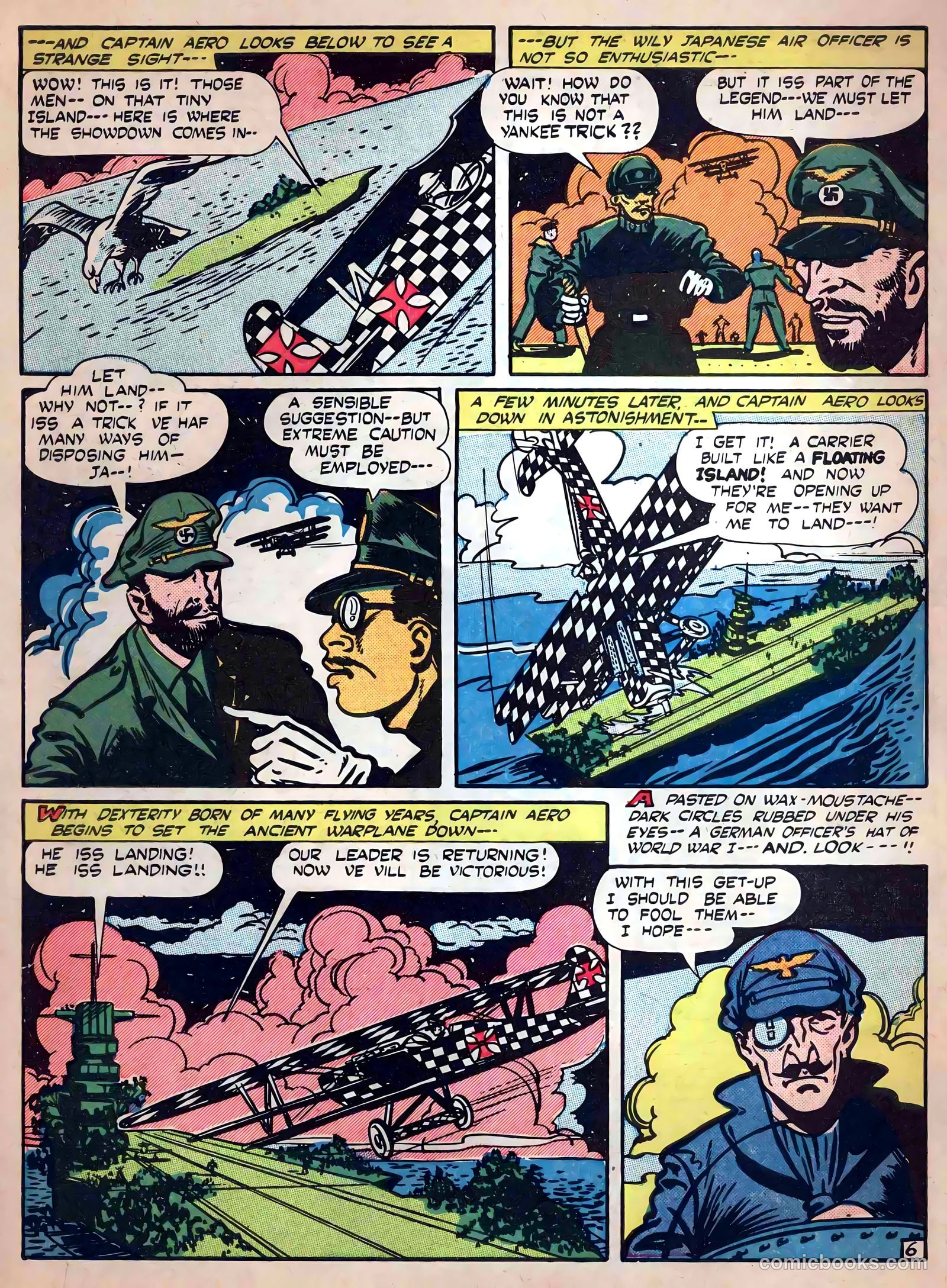 Captain Aero Comics #22 (1945) — page 8 of 52