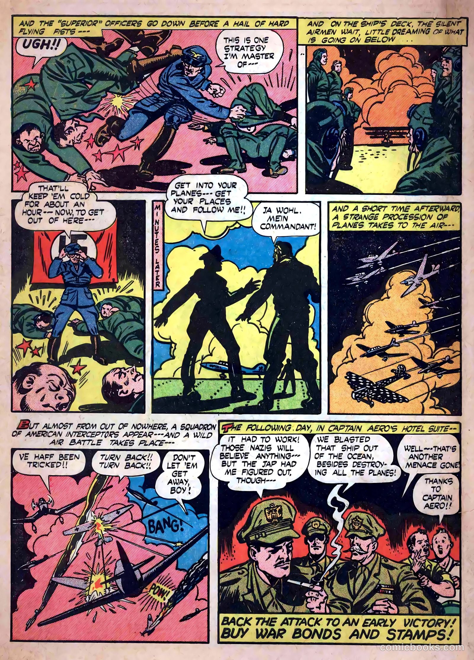 Captain Aero Comics #22 (1945) — page 10 of 52