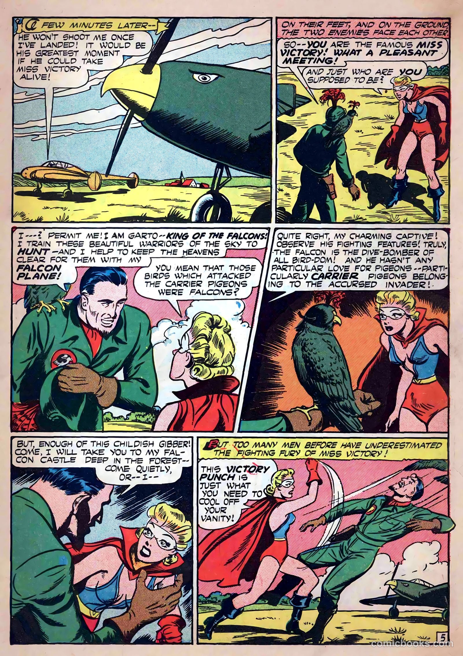 Captain Aero Comics #22 (1945) — page 15 of 52