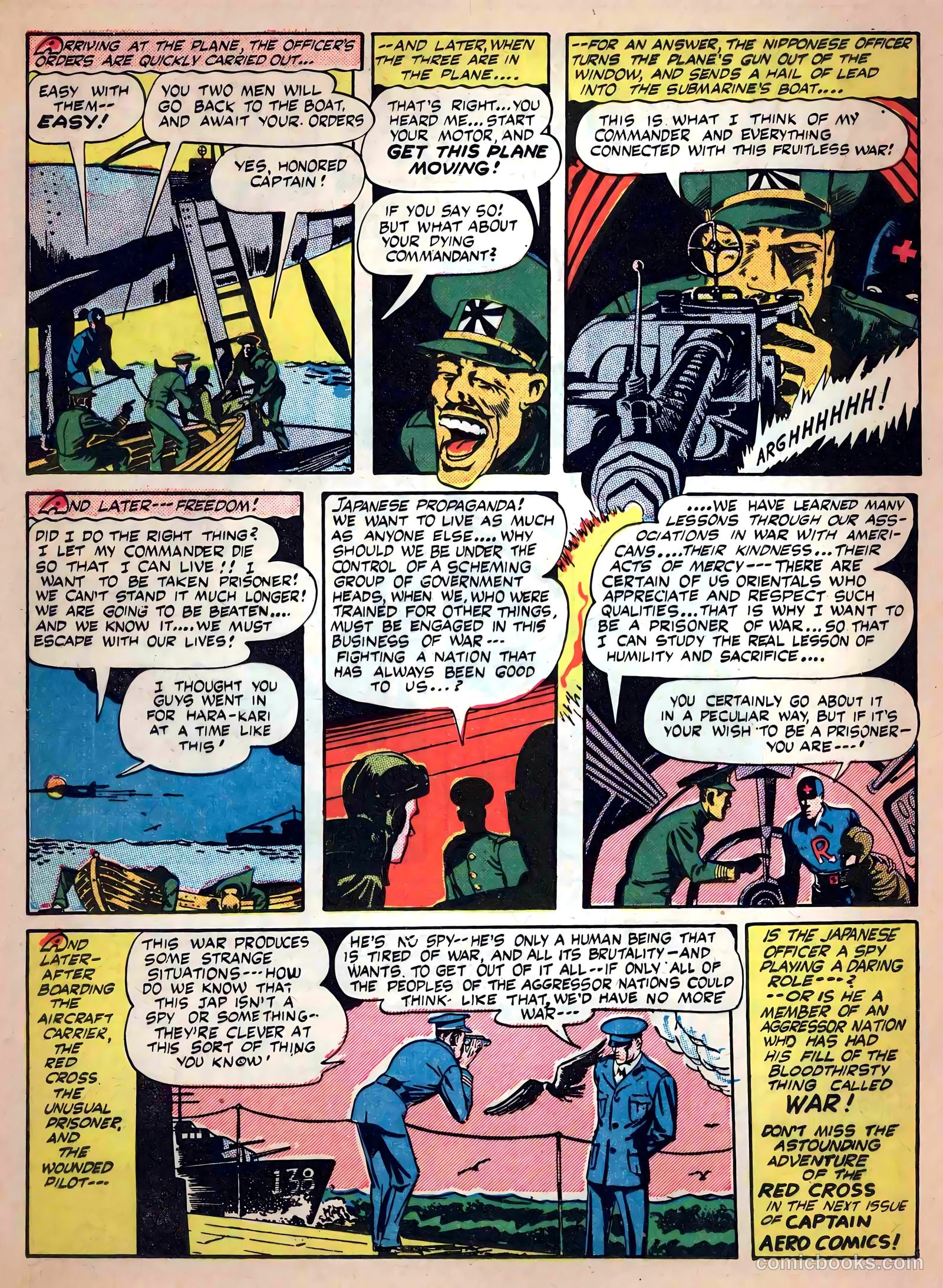 Captain Aero Comics #22 (1945) — page 22 of 52
