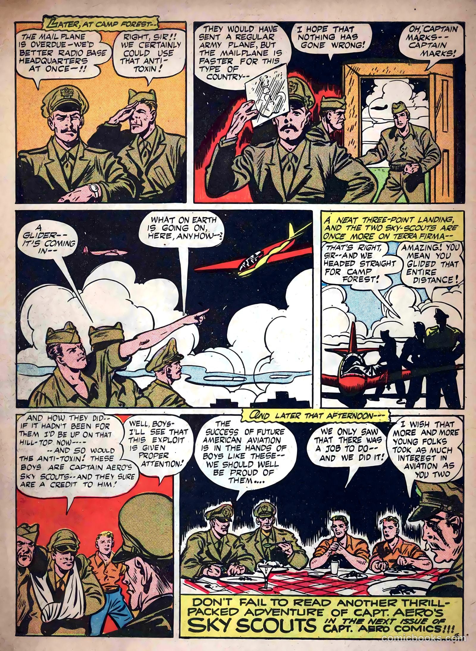 Captain Aero Comics #22 (1945) — page 50 of 52