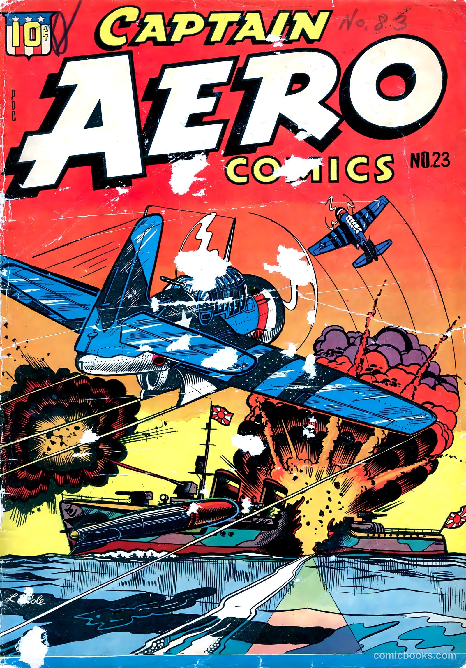 Captain Aero Comics #23