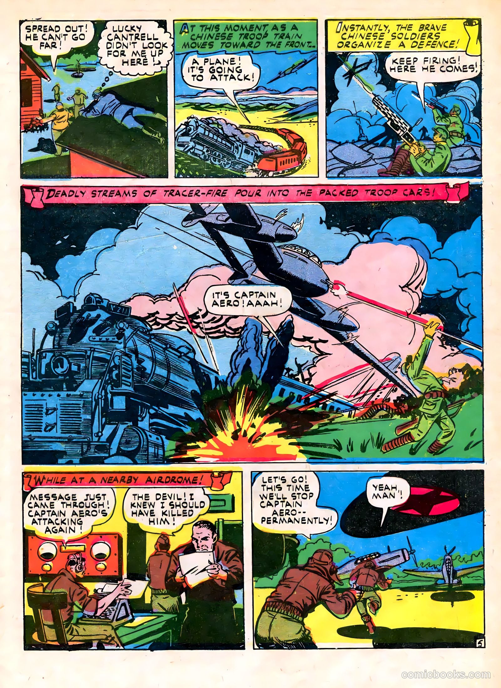 Captain Aero Comics #23 (1945) — page 7 of 52