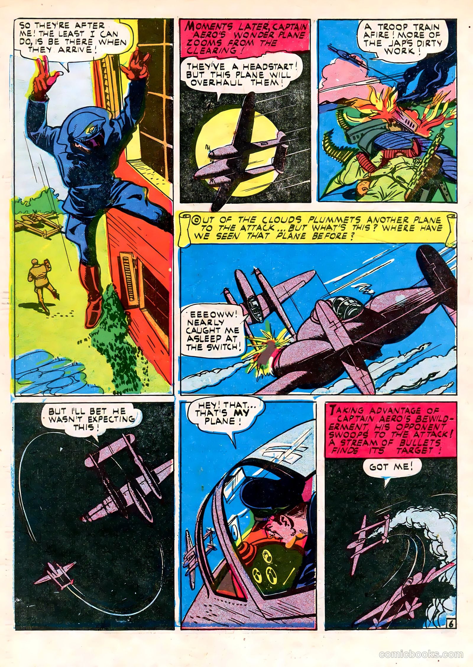 Captain Aero Comics #23 (1945) — page 8 of 52