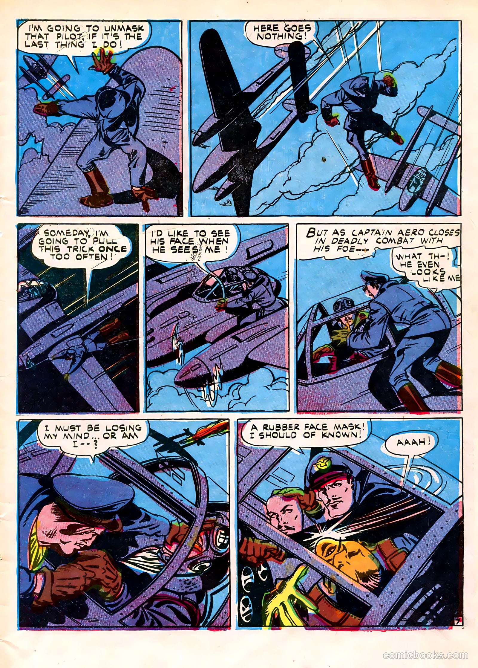 Captain Aero Comics #23 (1945) — page 9 of 52