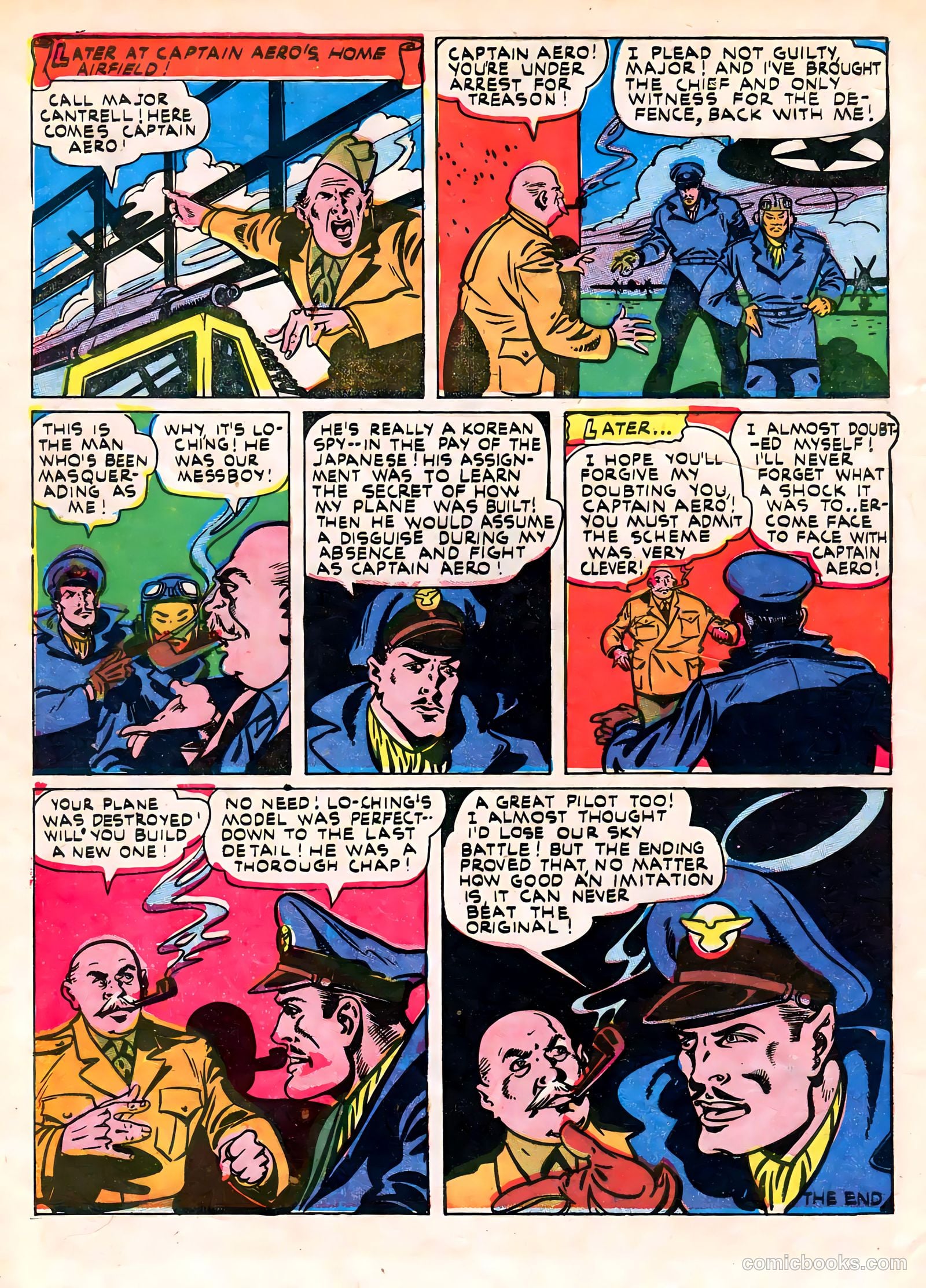 Captain Aero Comics #23 (1945) — page 10 of 52