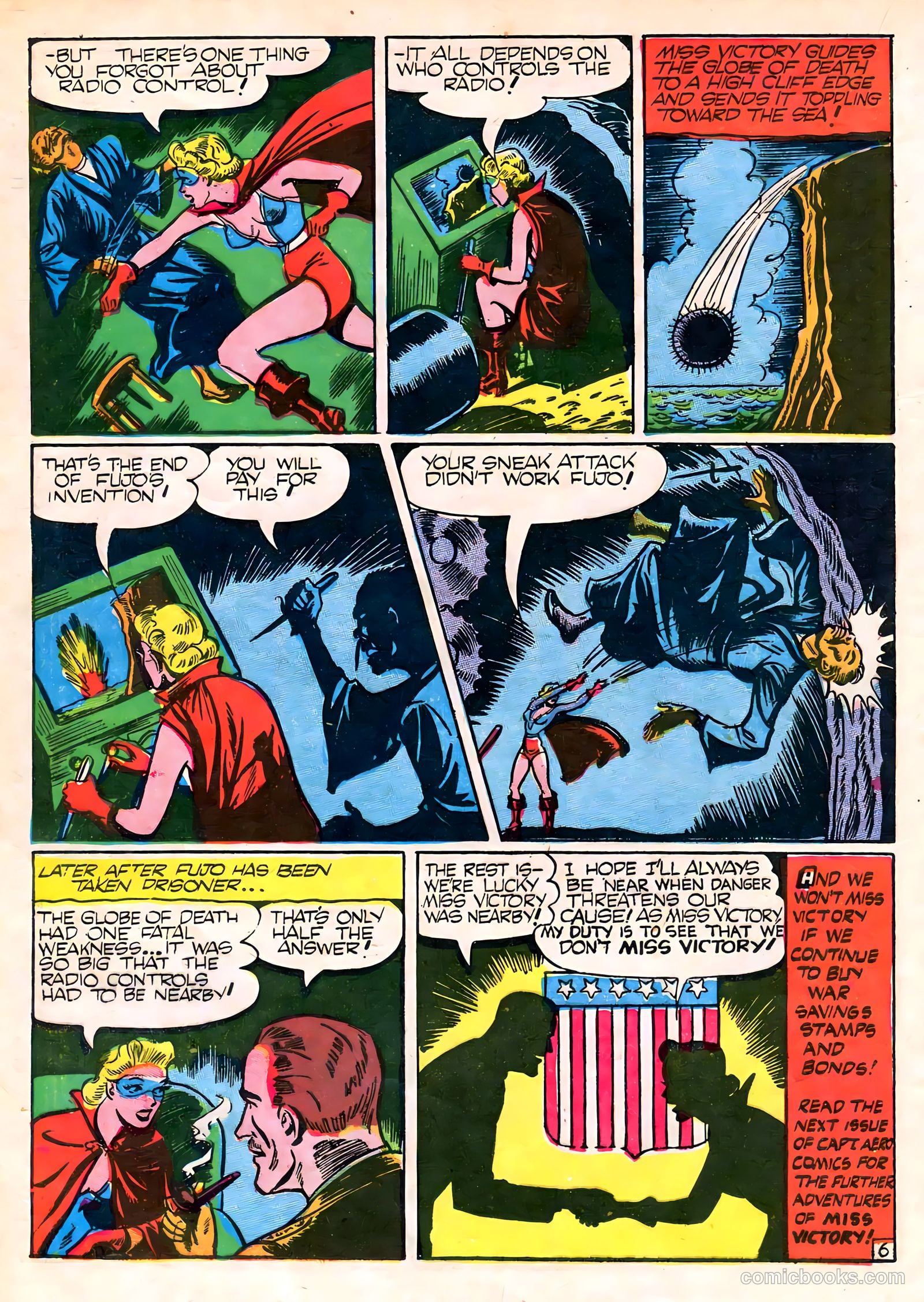 Captain Aero Comics #23 (1945) — page 16 of 52