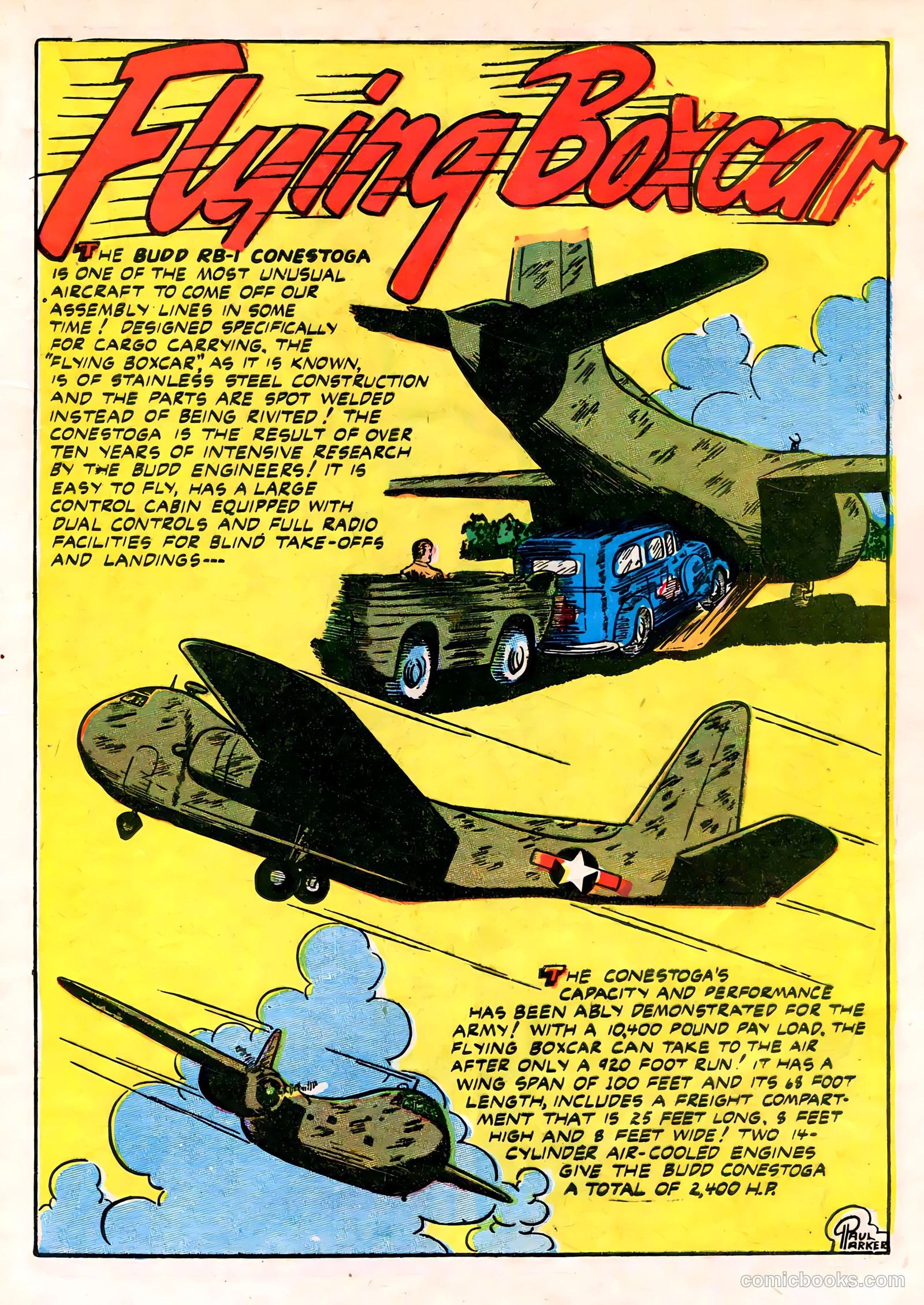 Captain Aero Comics #23 (1945) — page 17 of 52